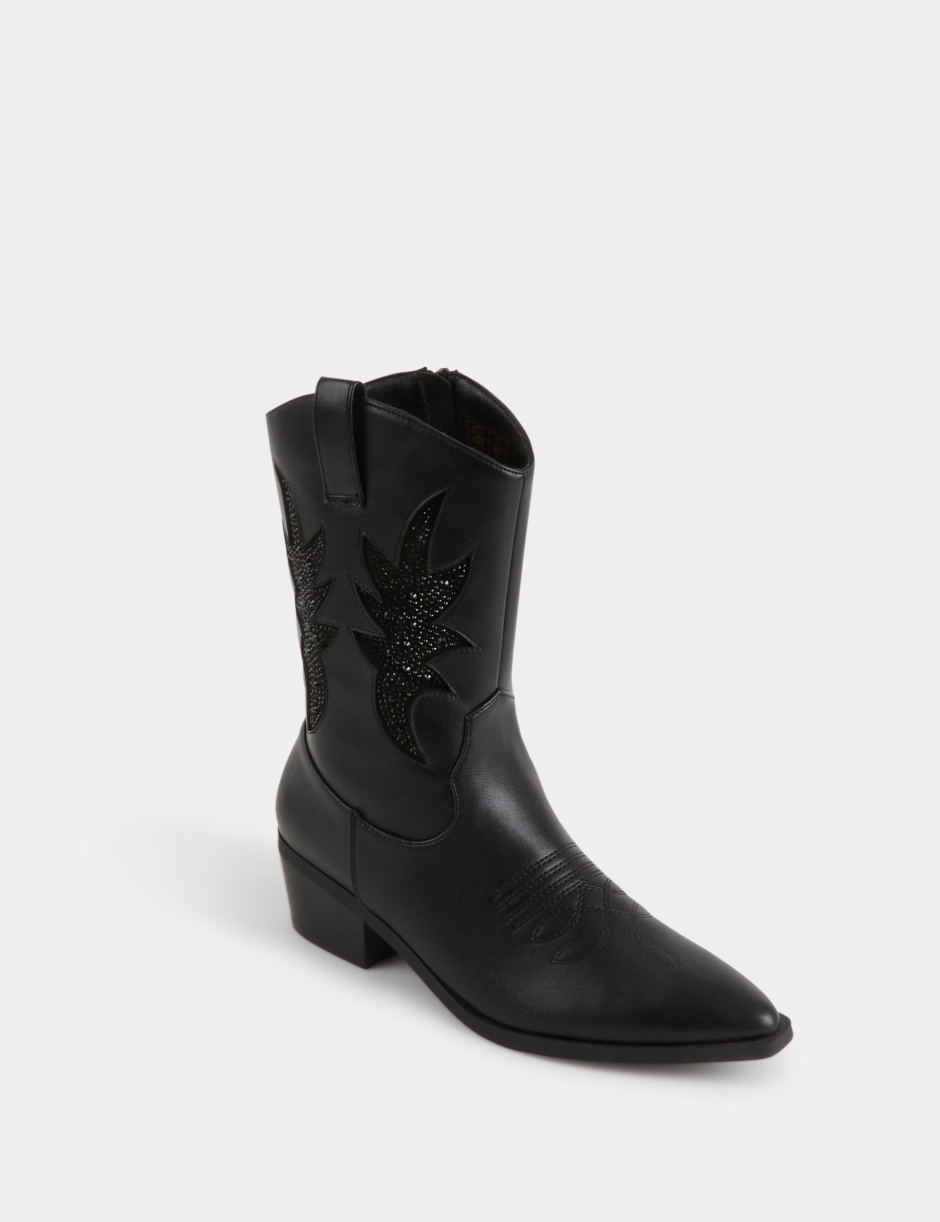 Western style boots black women Morgan