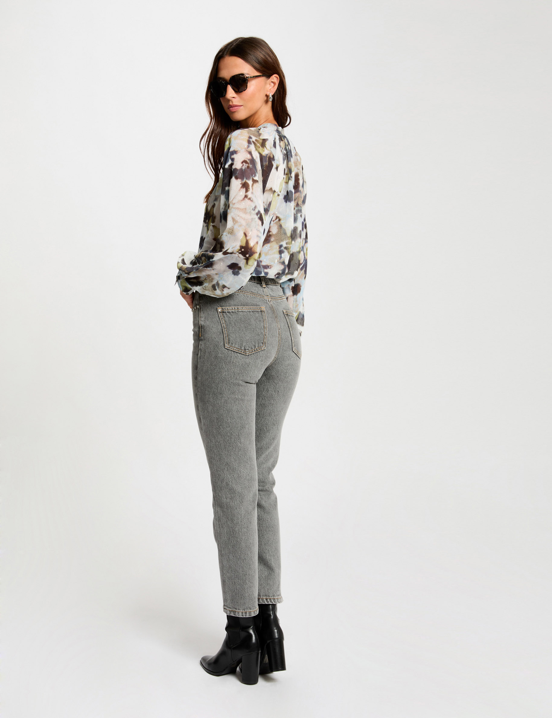 Long-sleeved shirt multicolored women