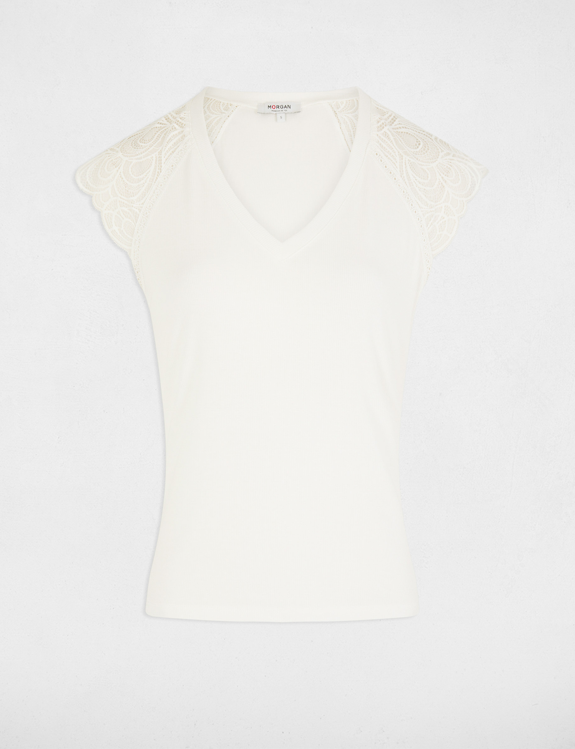 Short-sleeved t-shirt white women