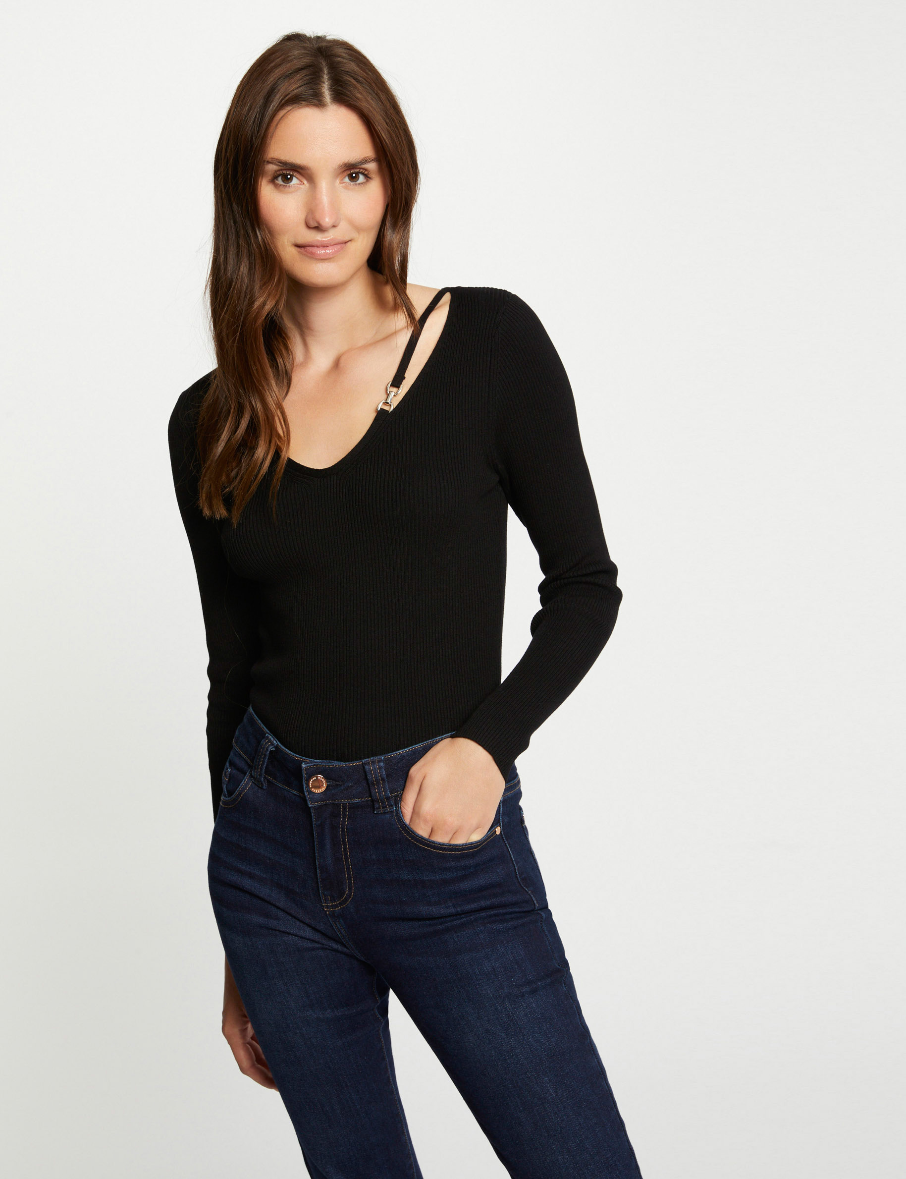 Black long sleeve jumper womens sale