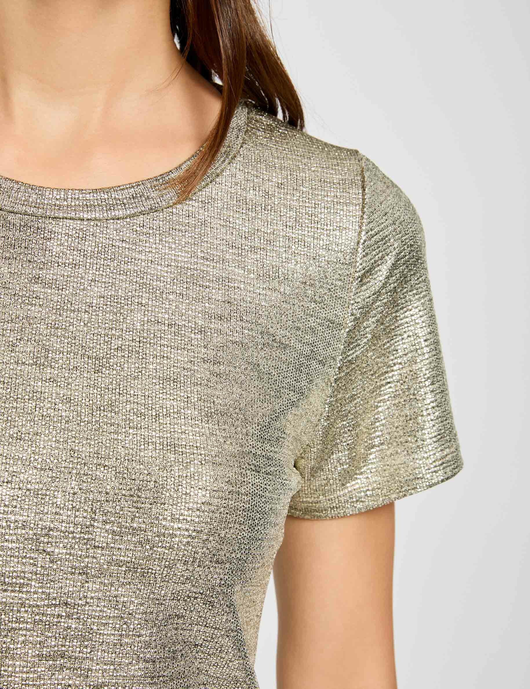 Short-sleeved t-shirt gold women