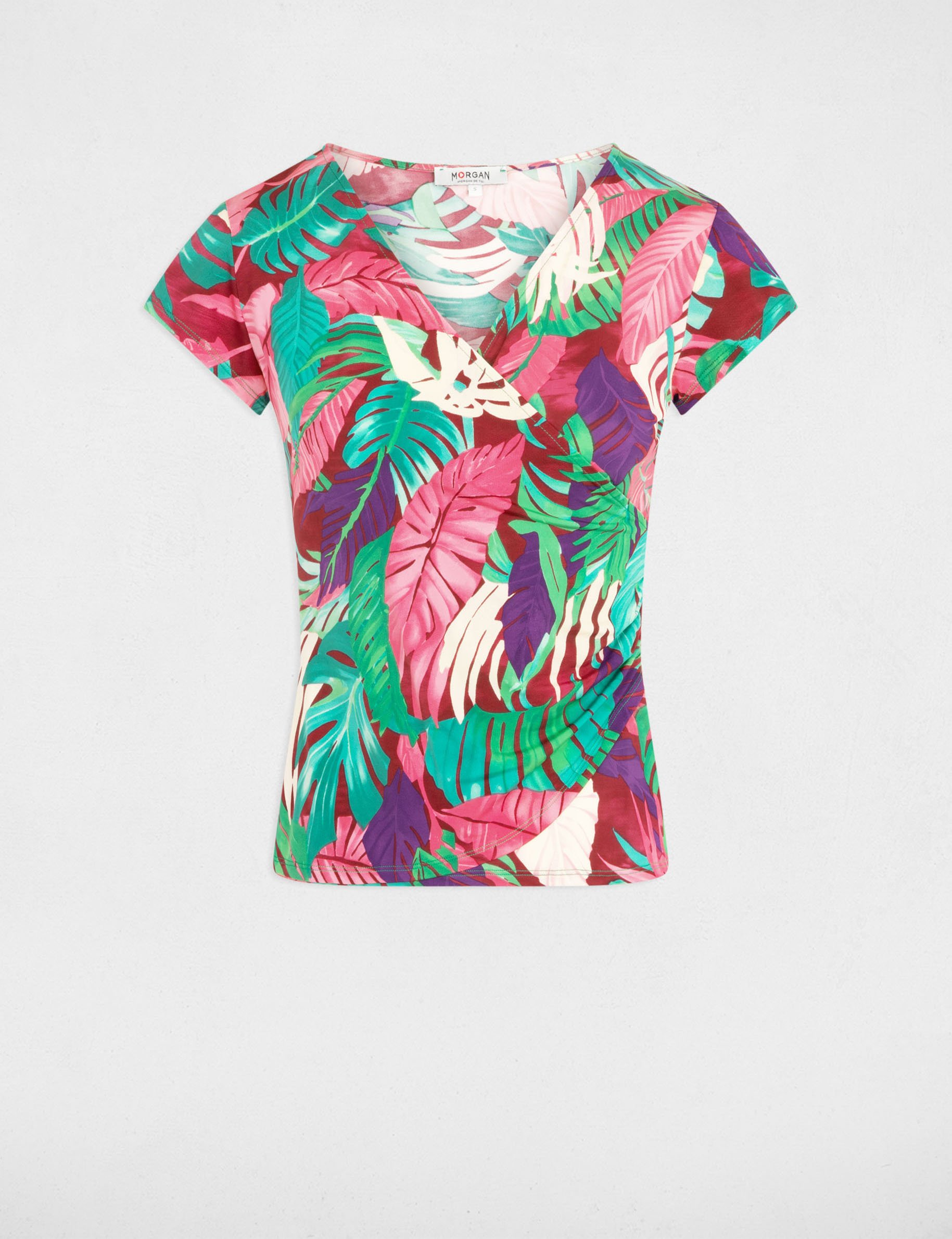 Short-sleeved t-shirt multicolored women