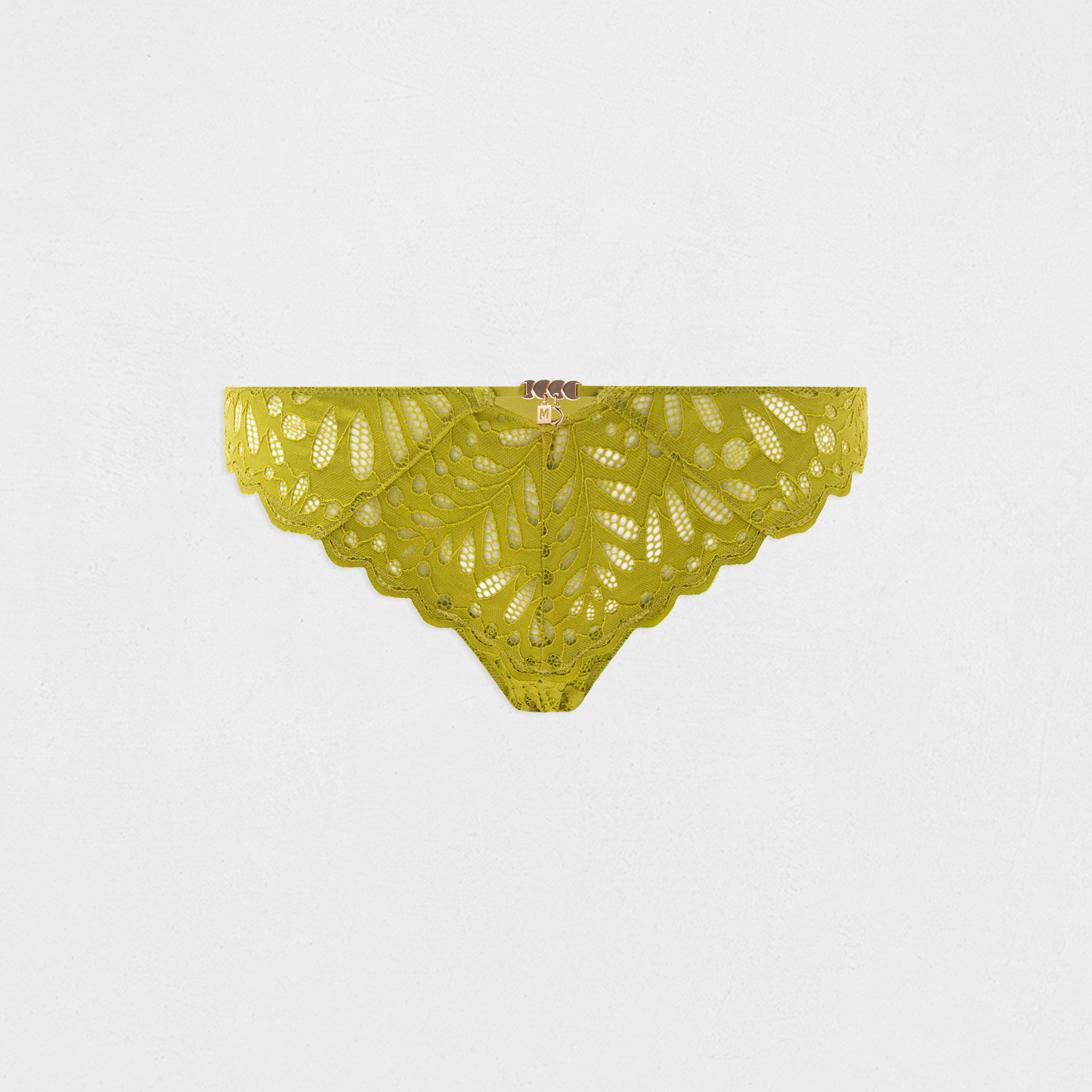 Lace briefs green women