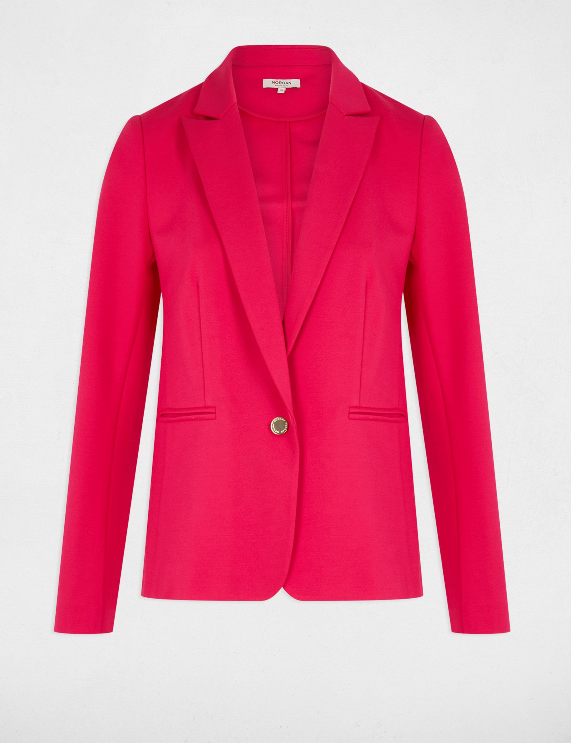 Short blazer raspberry pink women