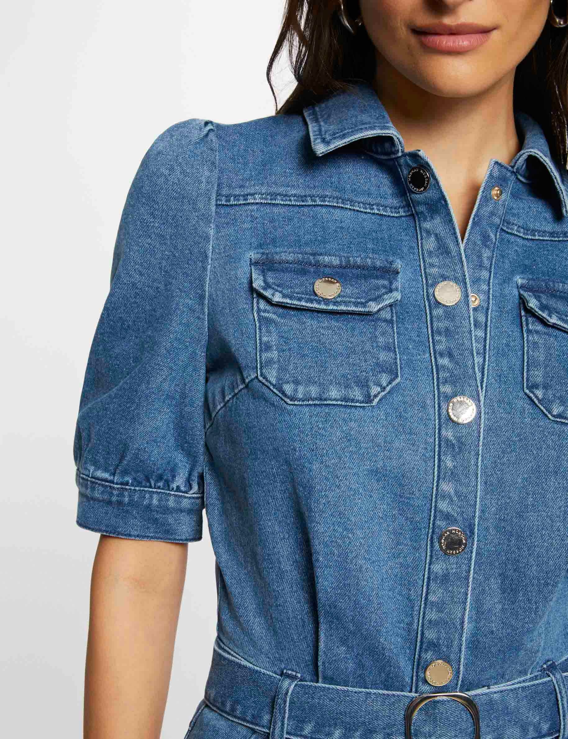 Denim jumpsuit stone denim women