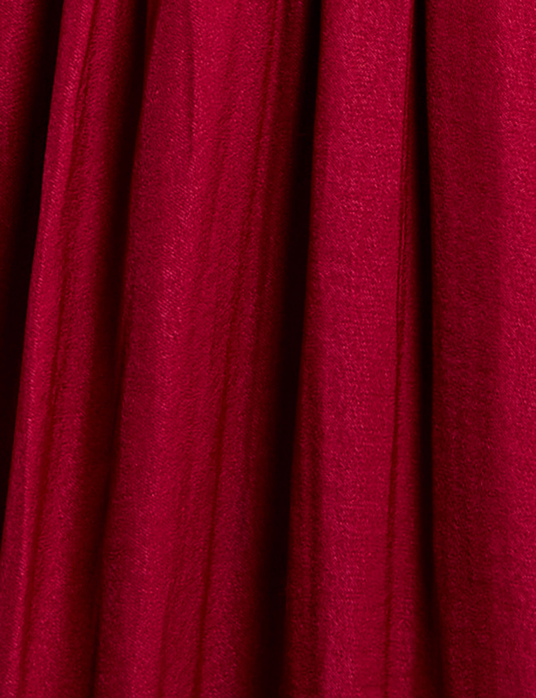 satin straight midi dress dark red women null