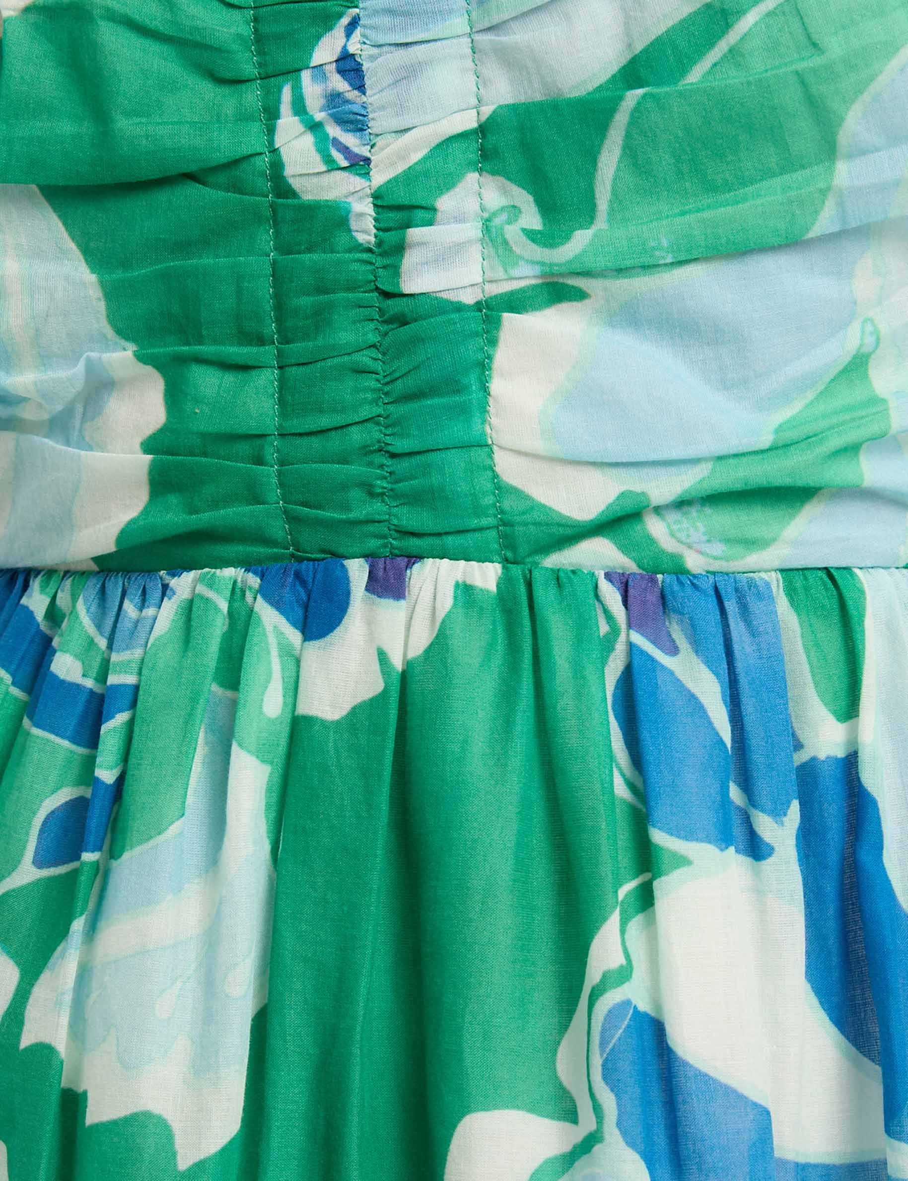 printed a line mini dress multicolor women null