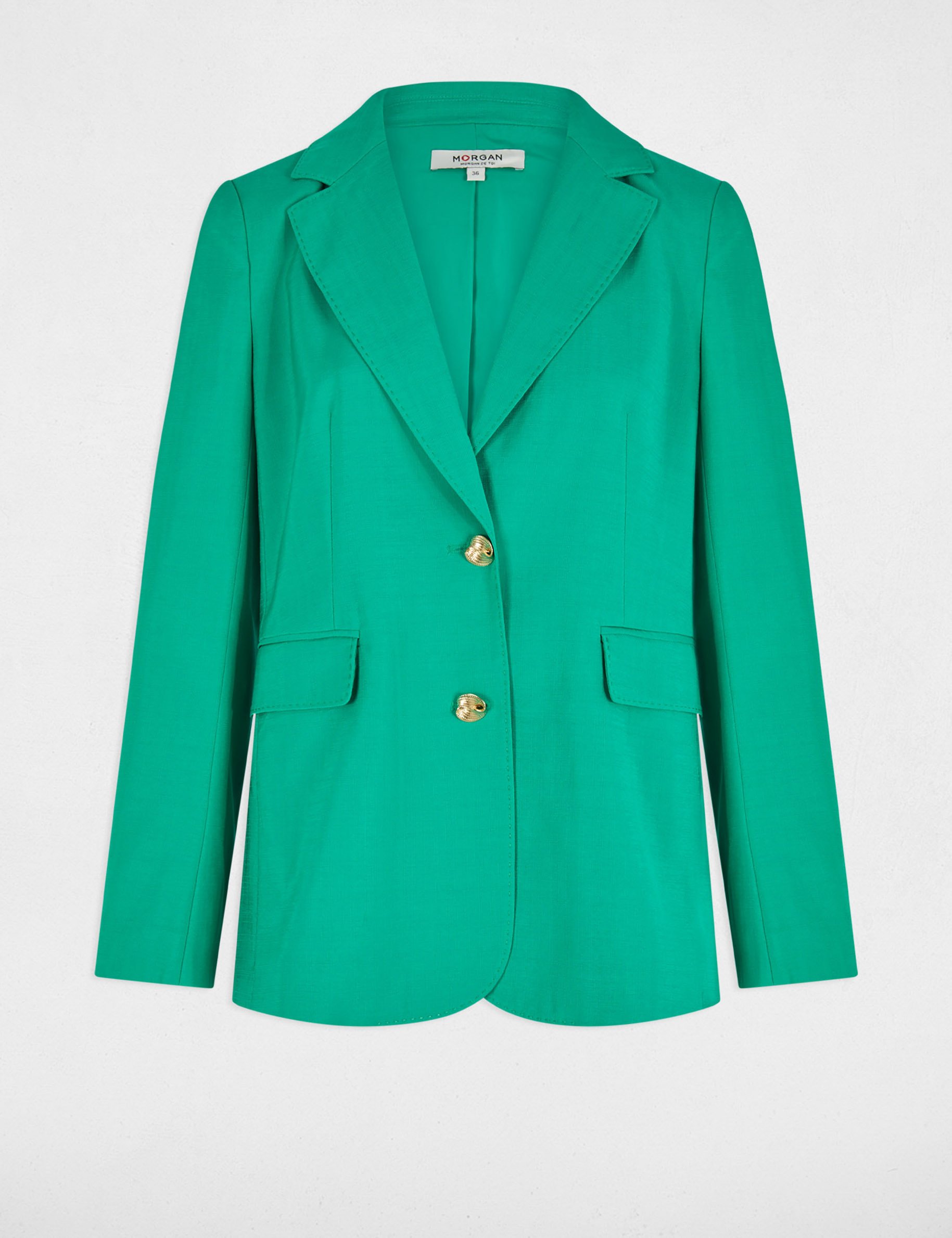 loose blazer emerald green women Loose blazer emerald green women