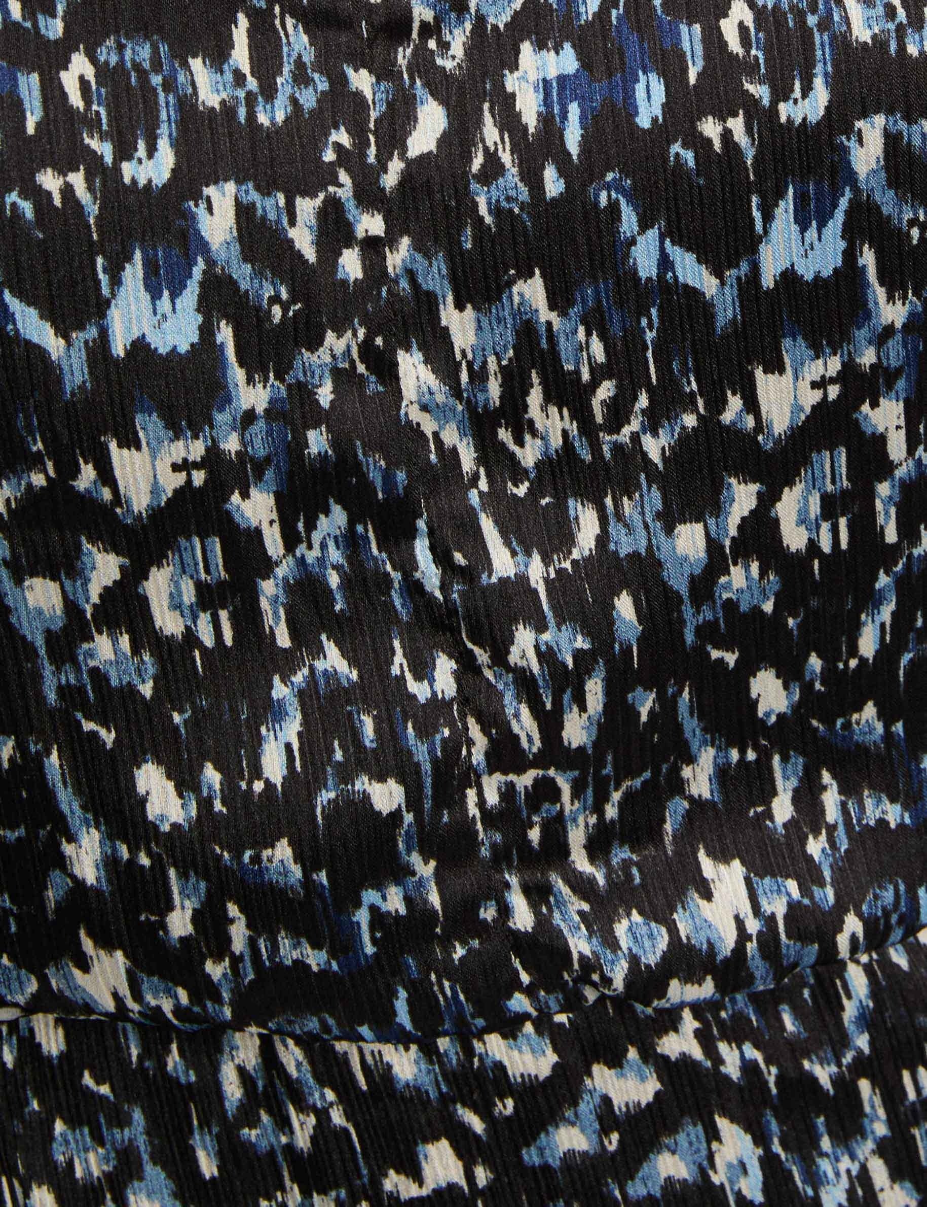 short printed dress multicolor women null