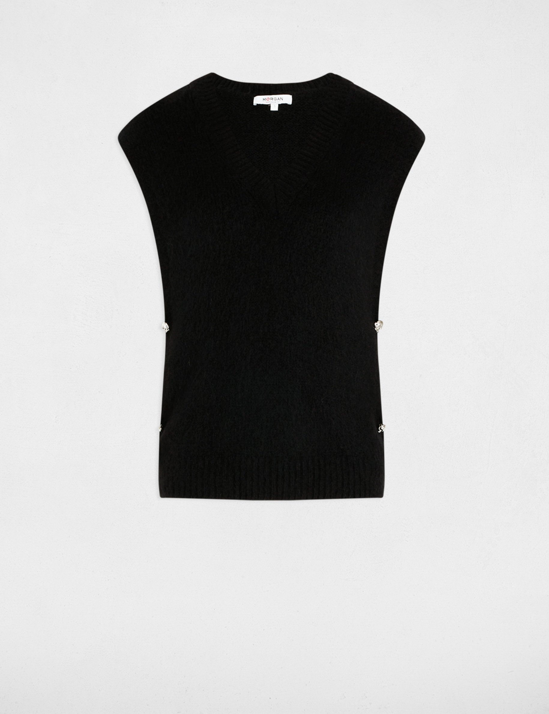 Sleeveless jumper black women