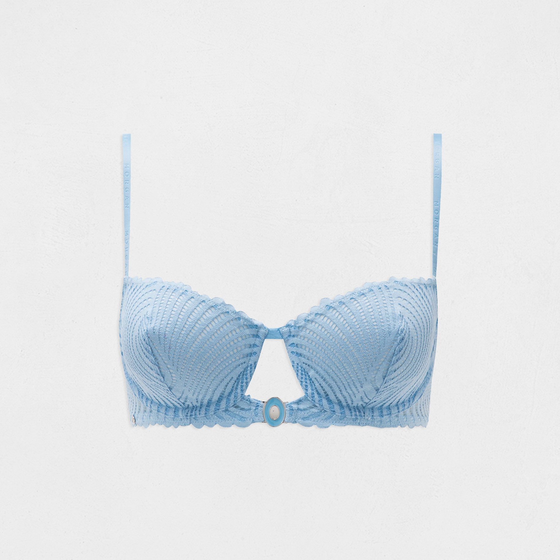 Underwired bra blue women