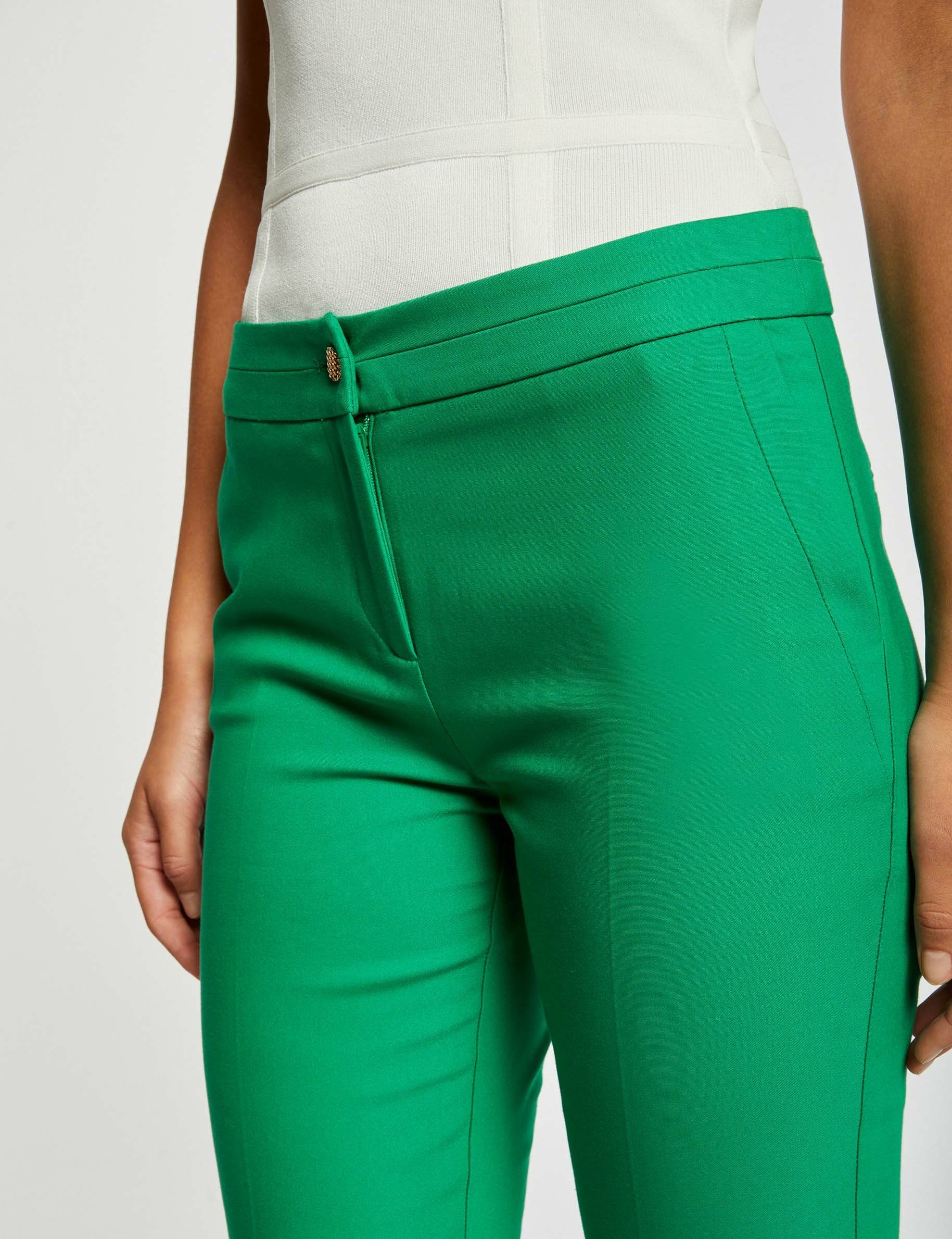 Ladies green deals cropped trousers