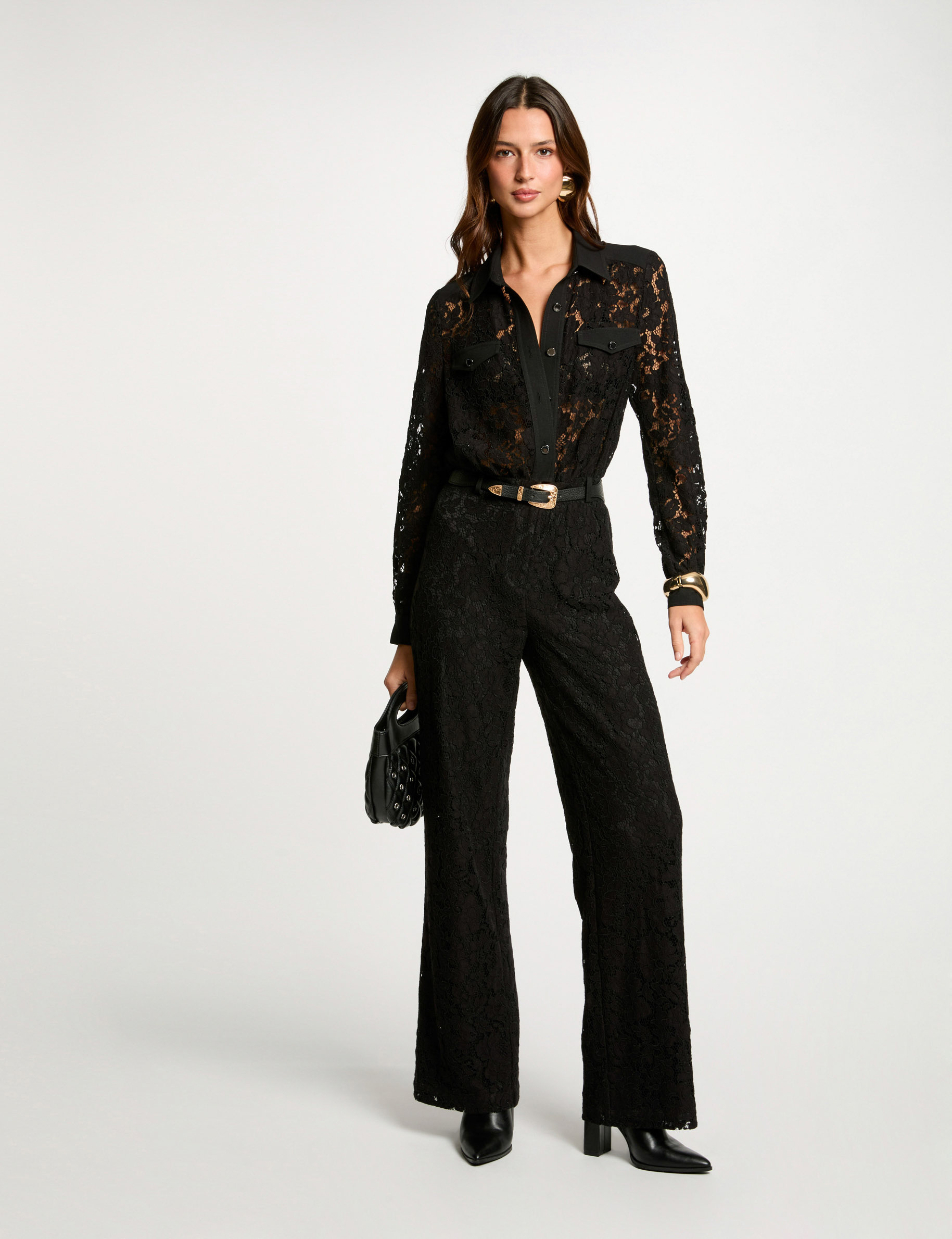 Jumpsuit in lace black women