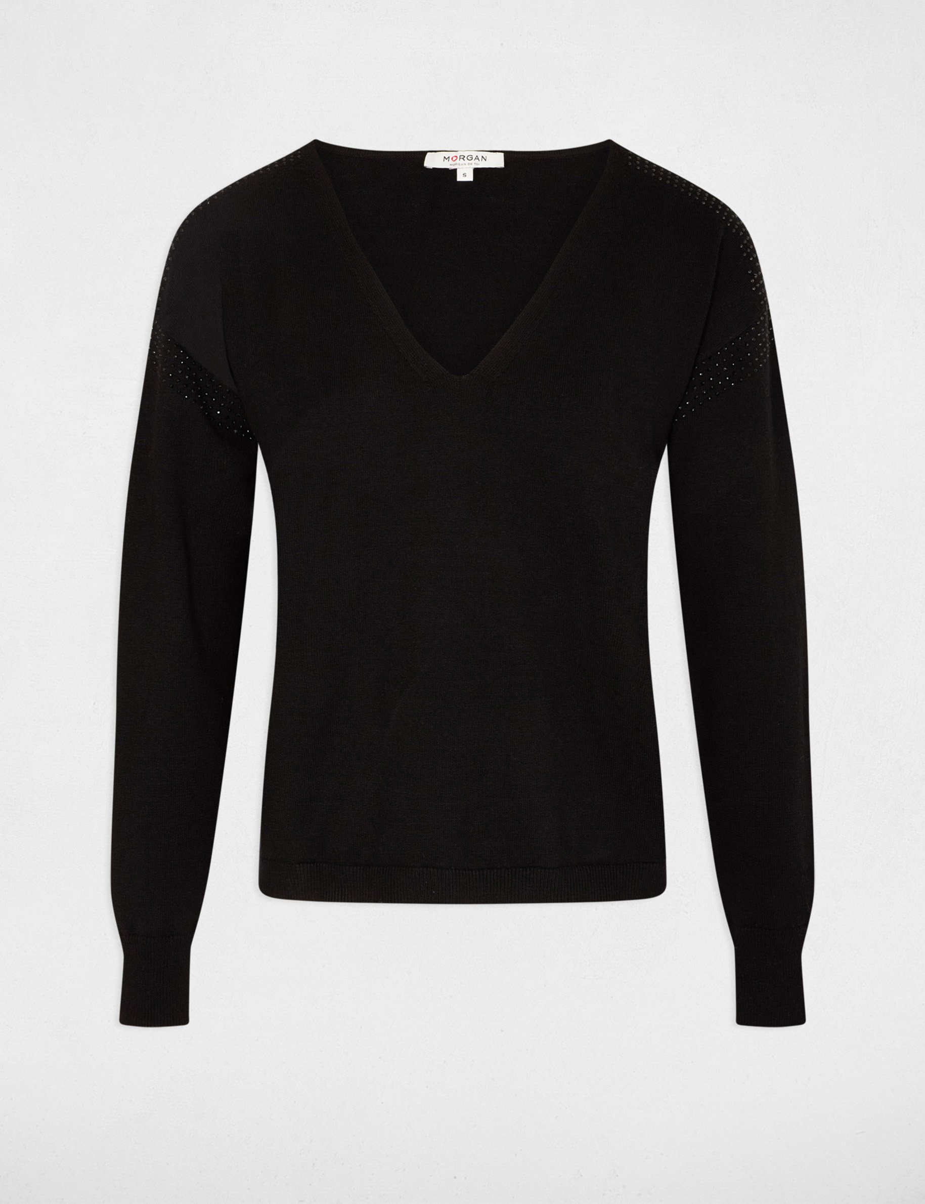 Long-sleeved jumper black women