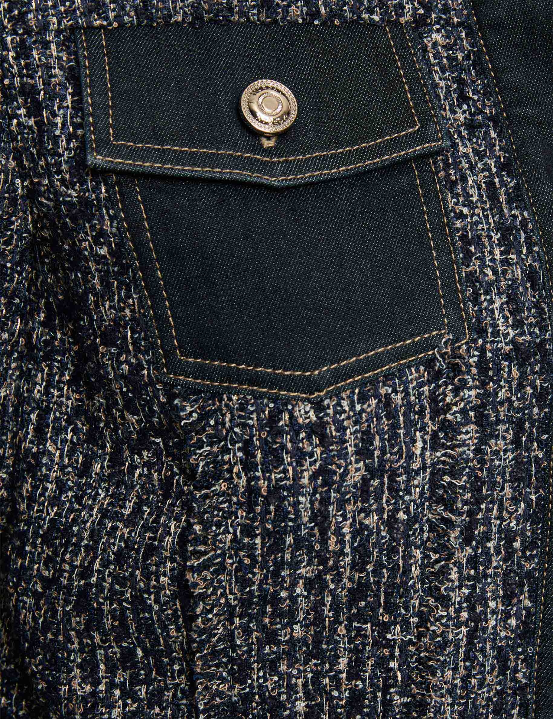 short tweed jacket multicolor women null