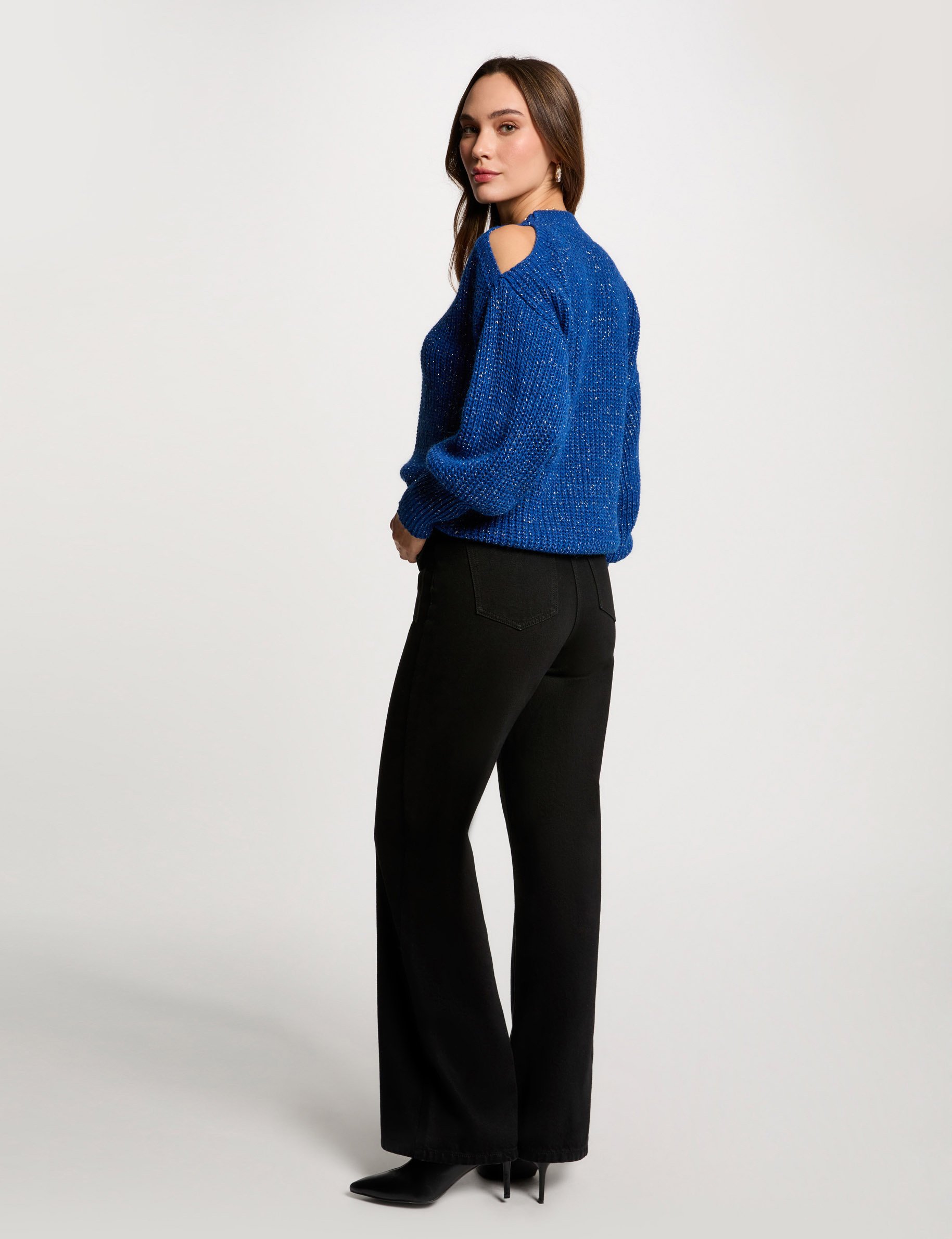 Long-sleeved jumper blue women