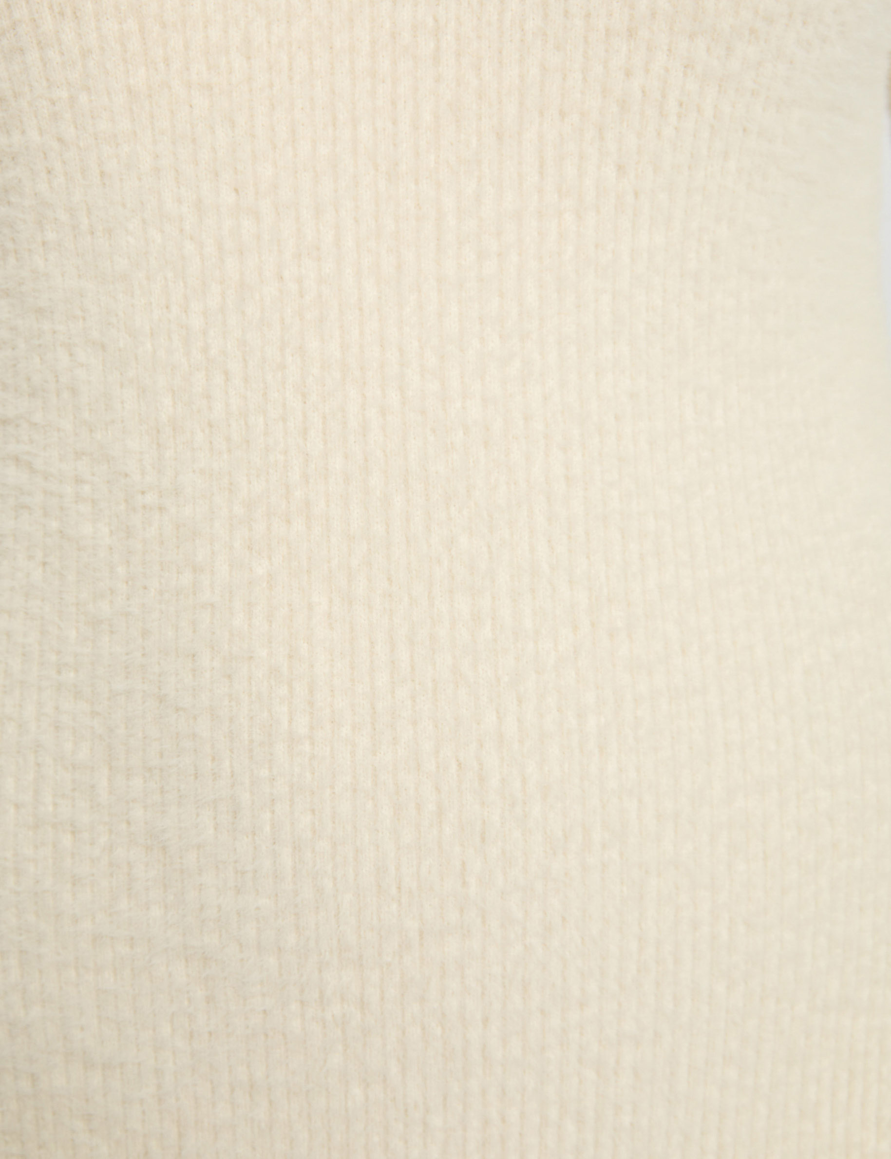 fitted mini knitted dress ivory women null