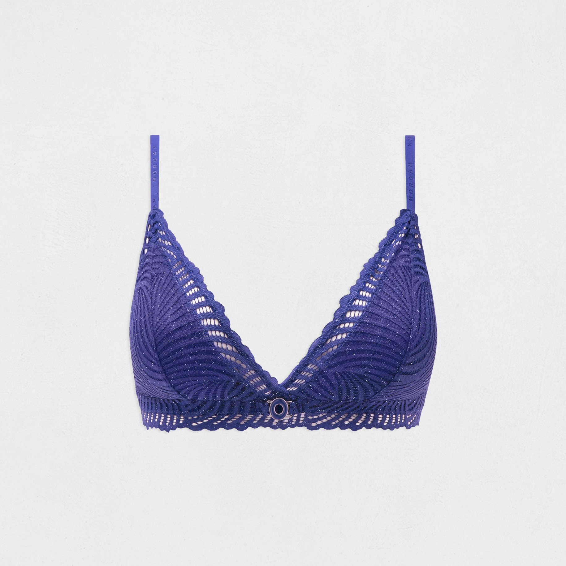 Soft bra navy blue women