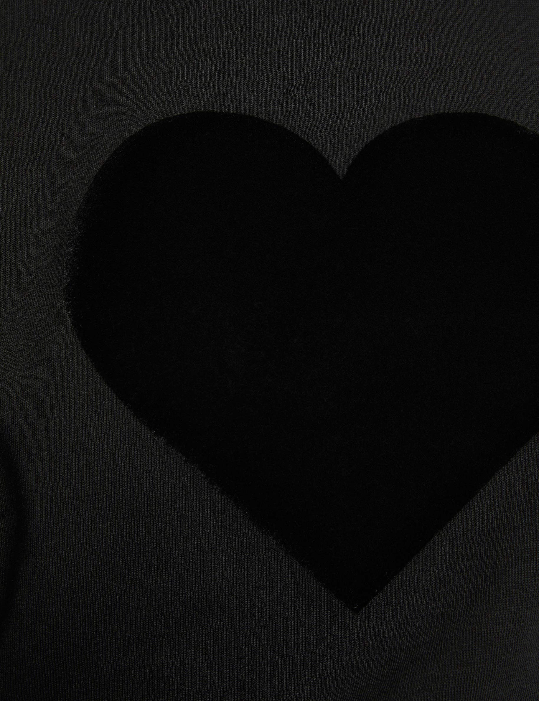 printed sweatshirt with round neck black women null