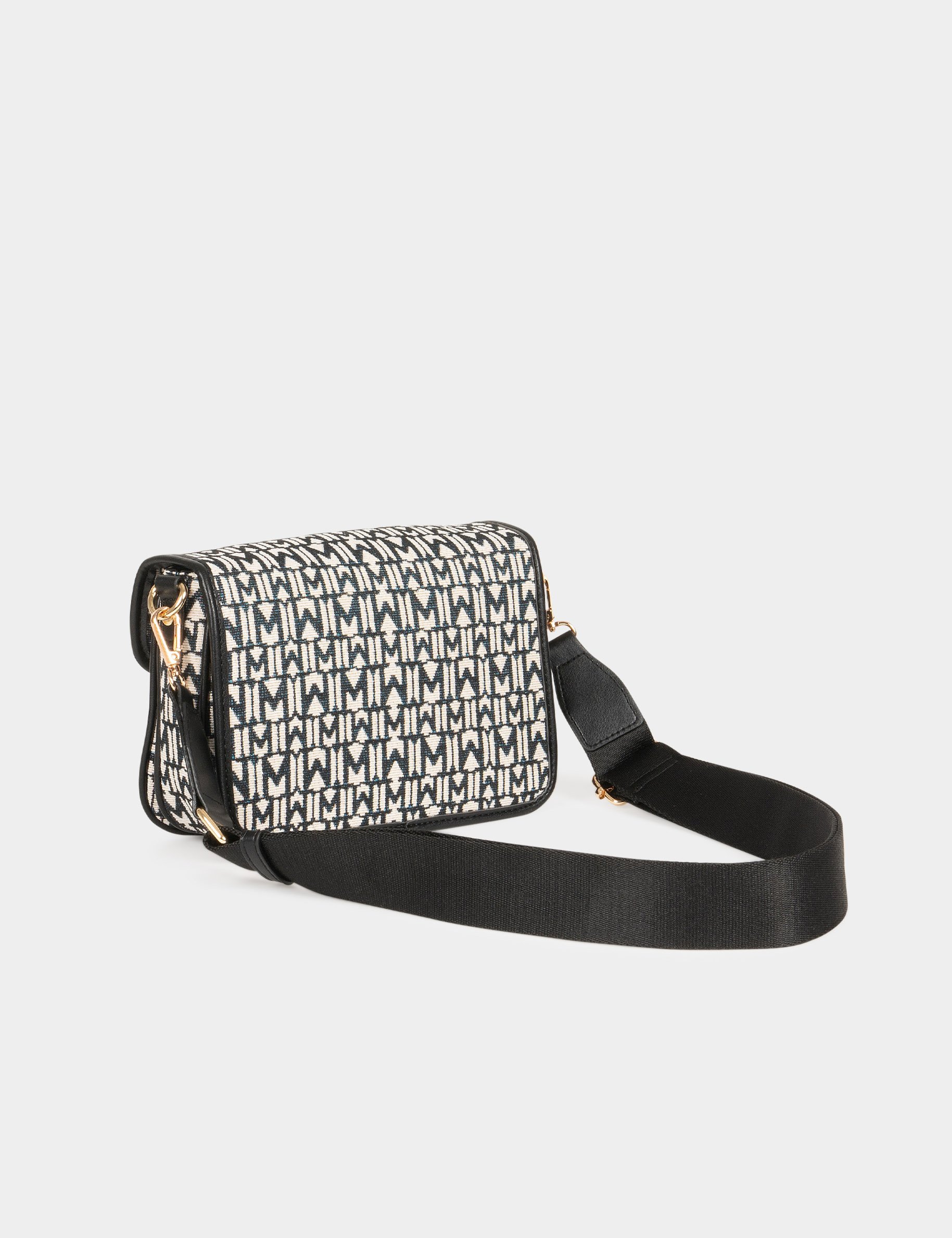 Bag with monogram print black women