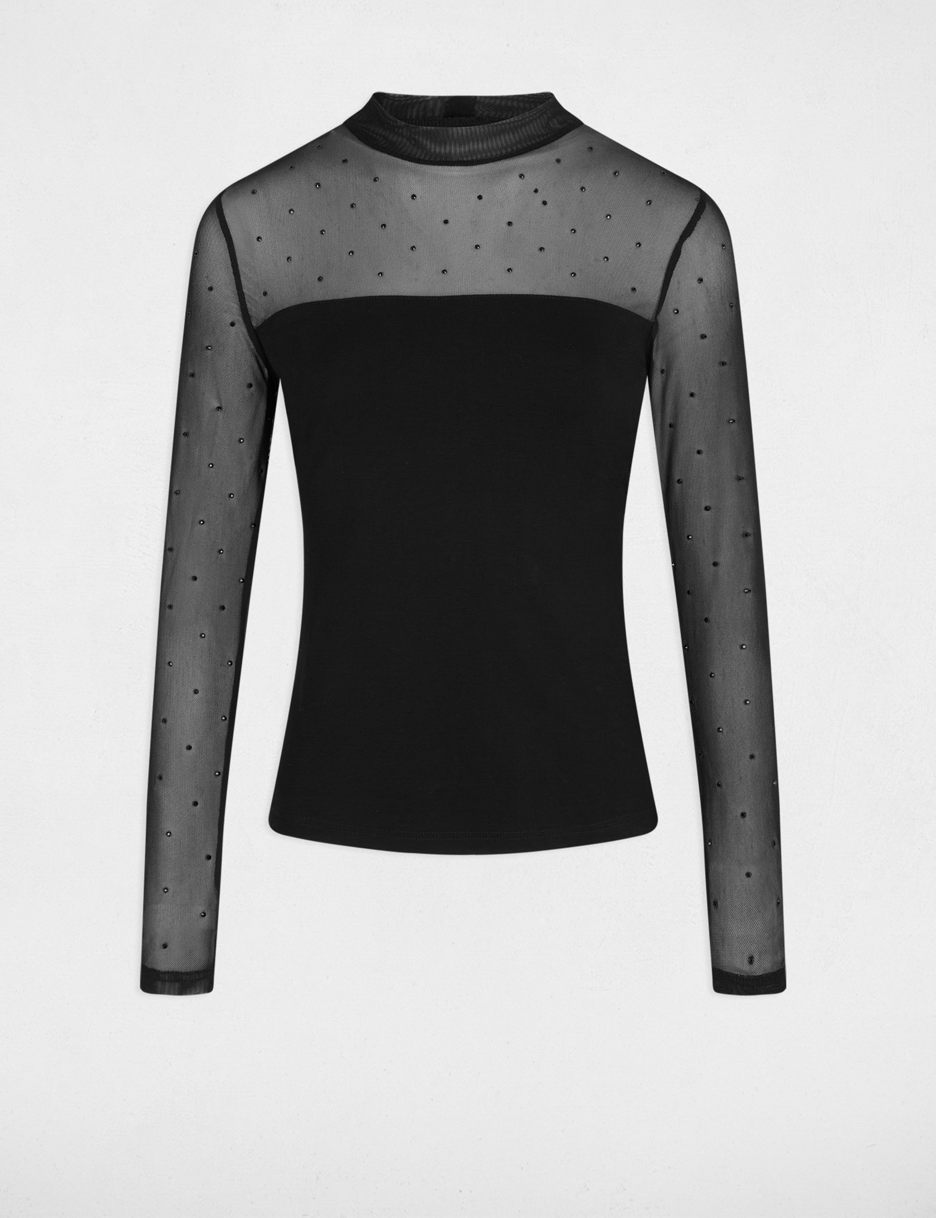 Long-sleeved t-shirt black women