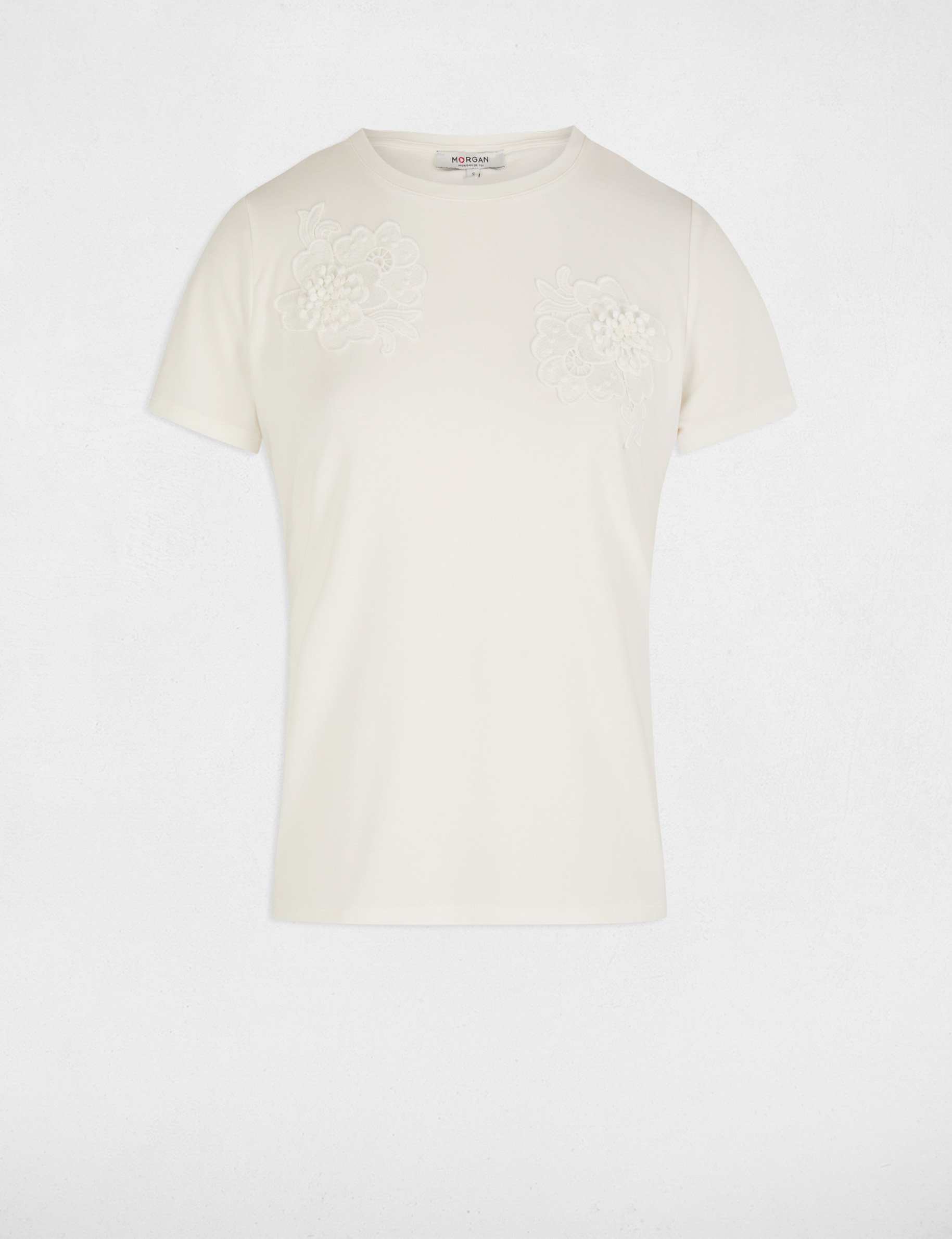 Short-sleeved t-shirt white women