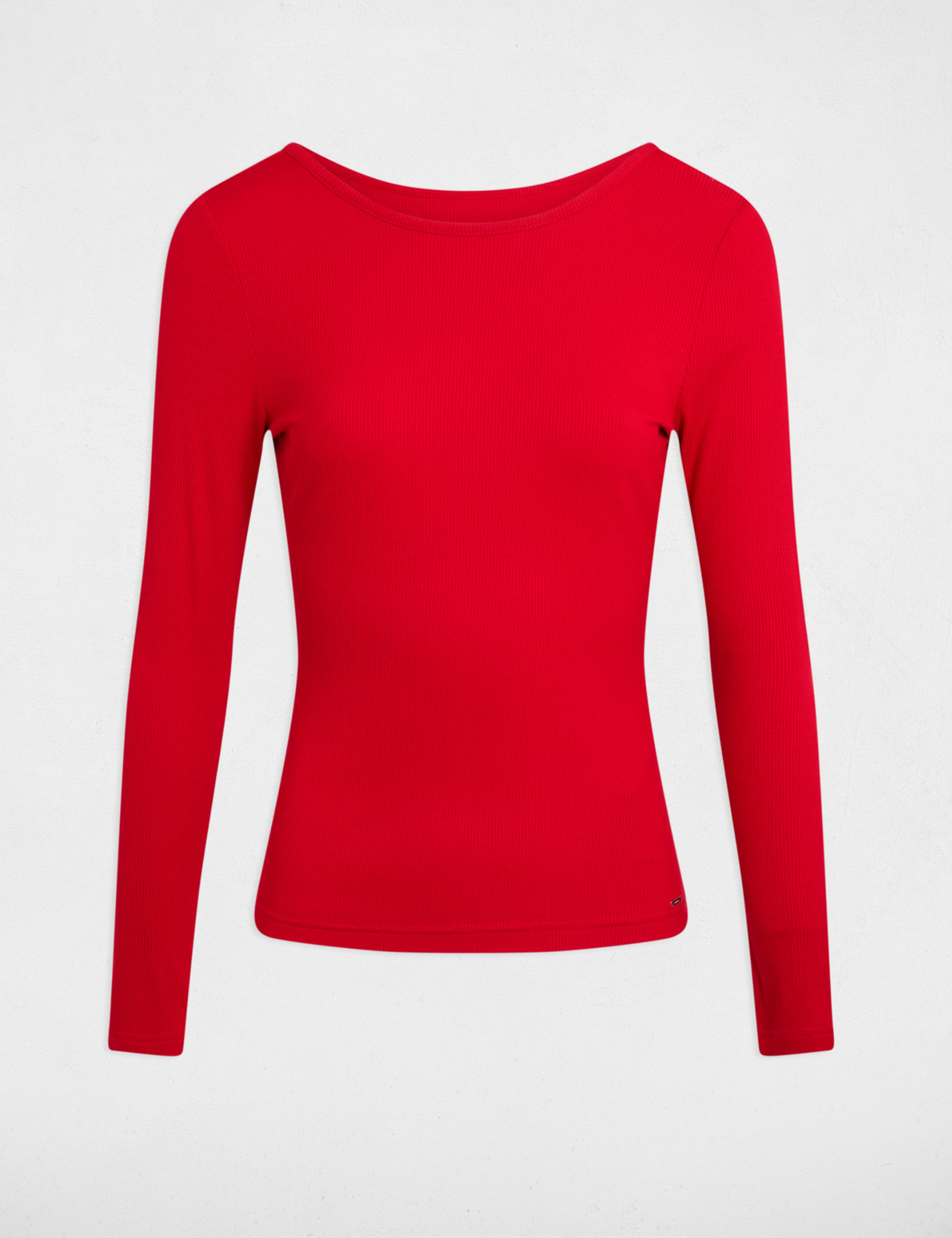 Long-sleeved t-shirt red women