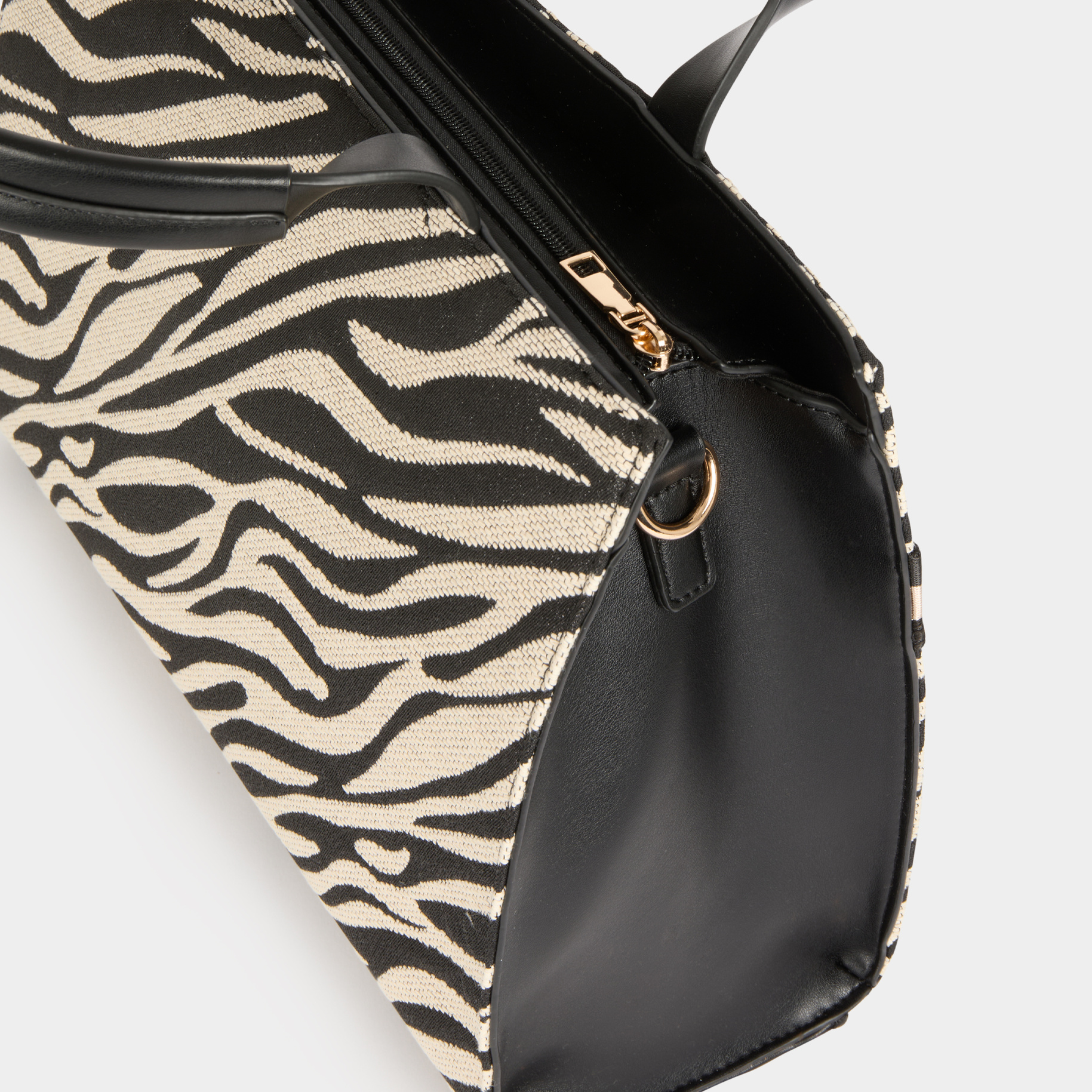 Shopper bag leopard print ivory women