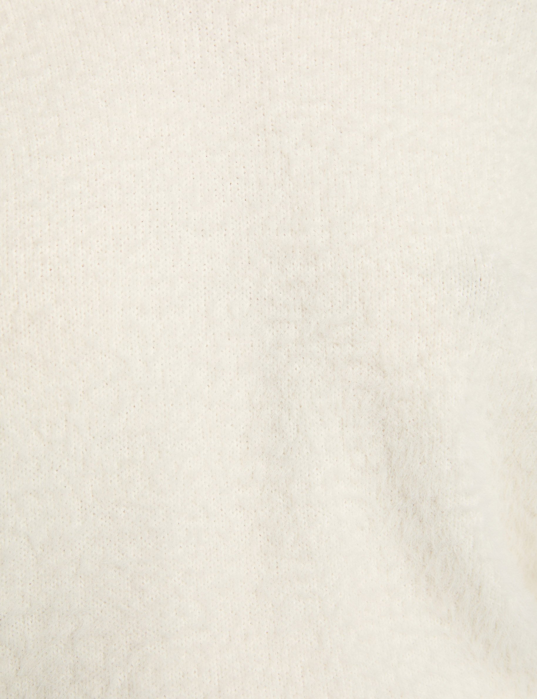 jumper with hood ivory women null
