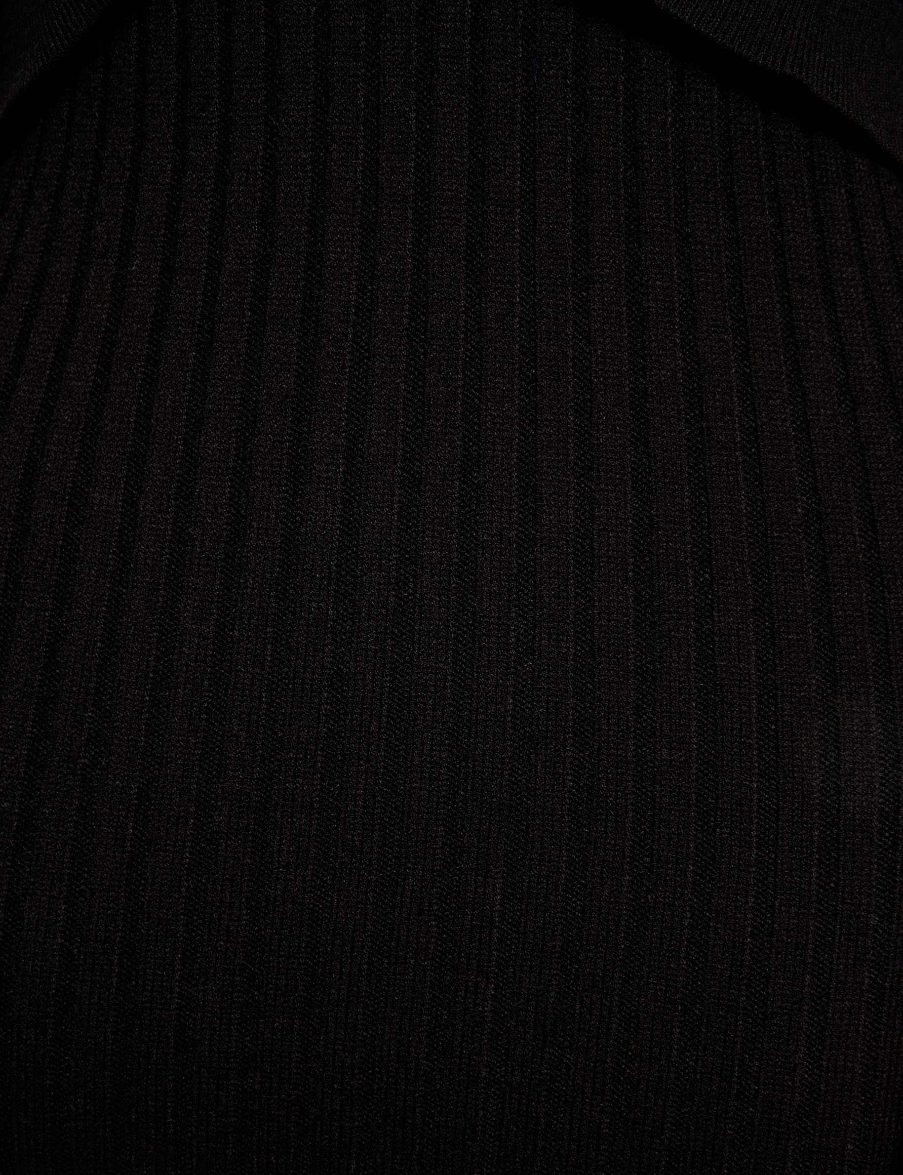 fitted dress with high neck black women null