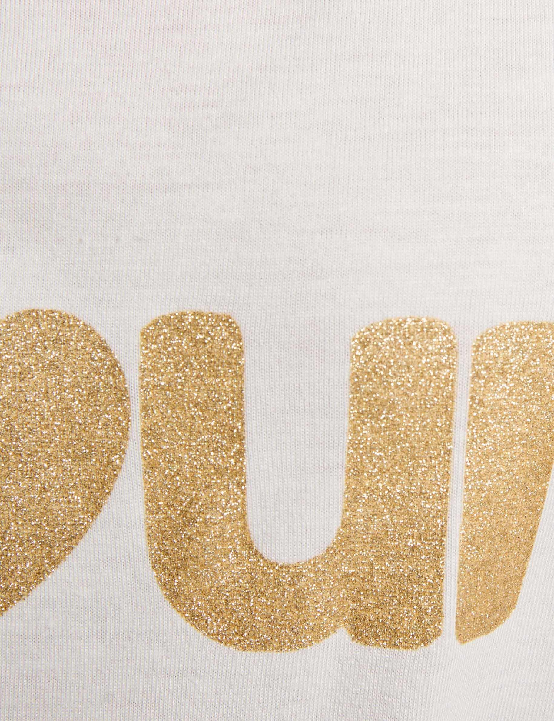slogan t shirt white women null