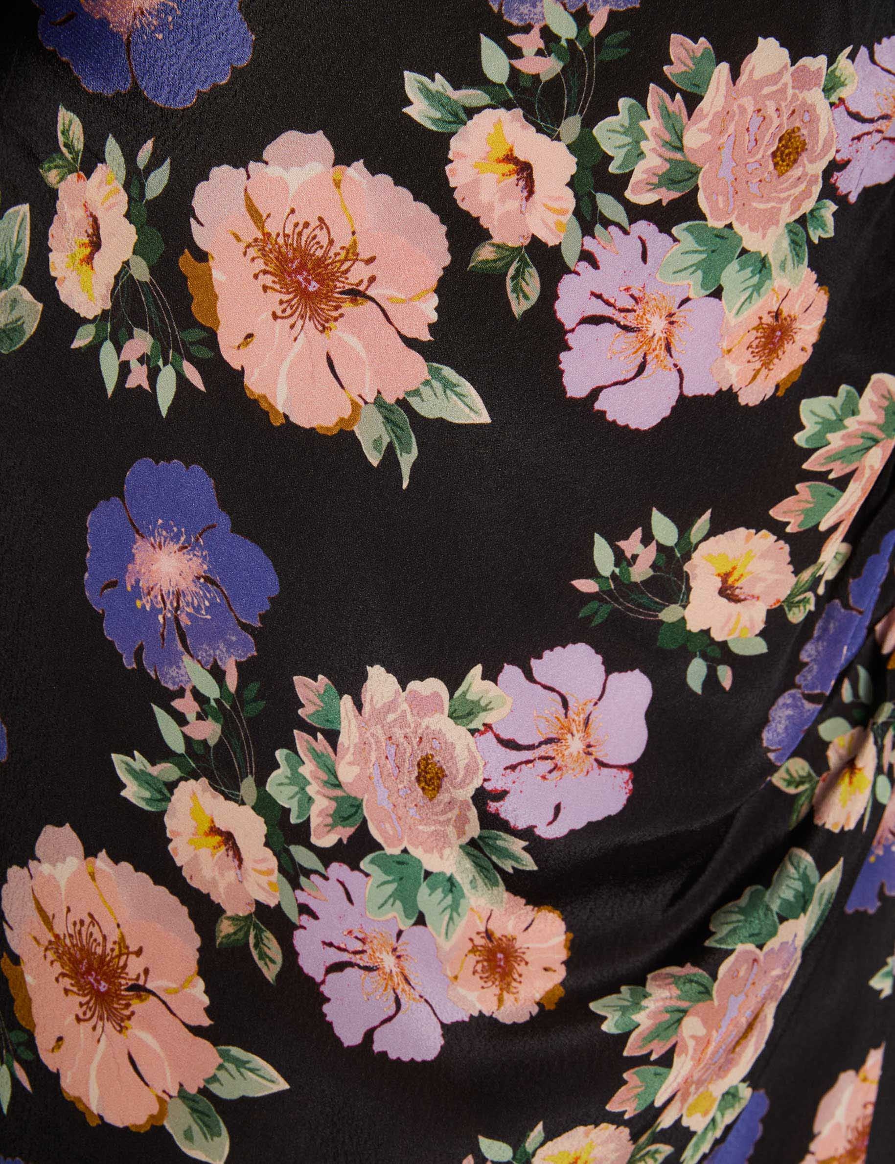 satin long dress multicolor women null