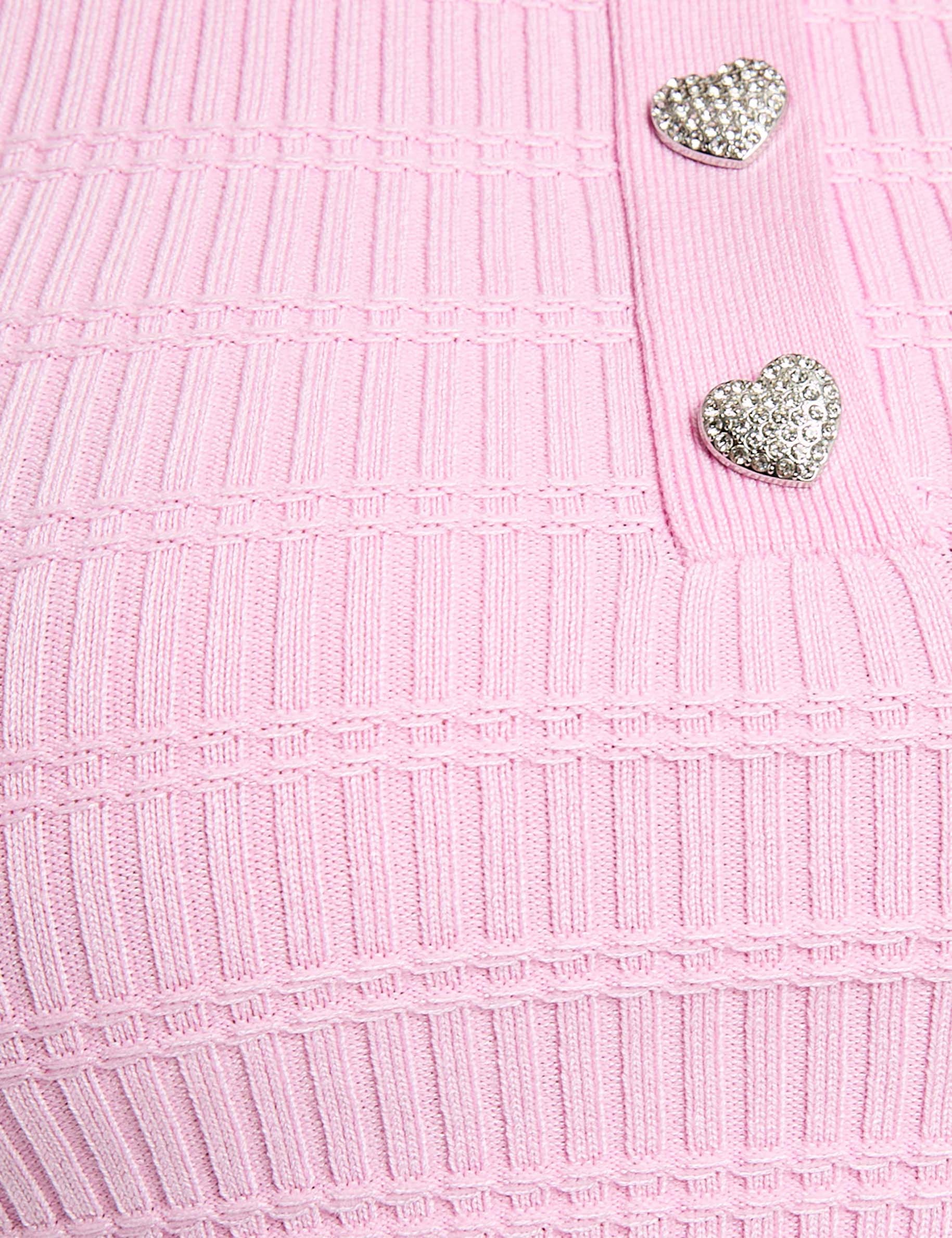 sleeveless knitted vest top pastel pink women null