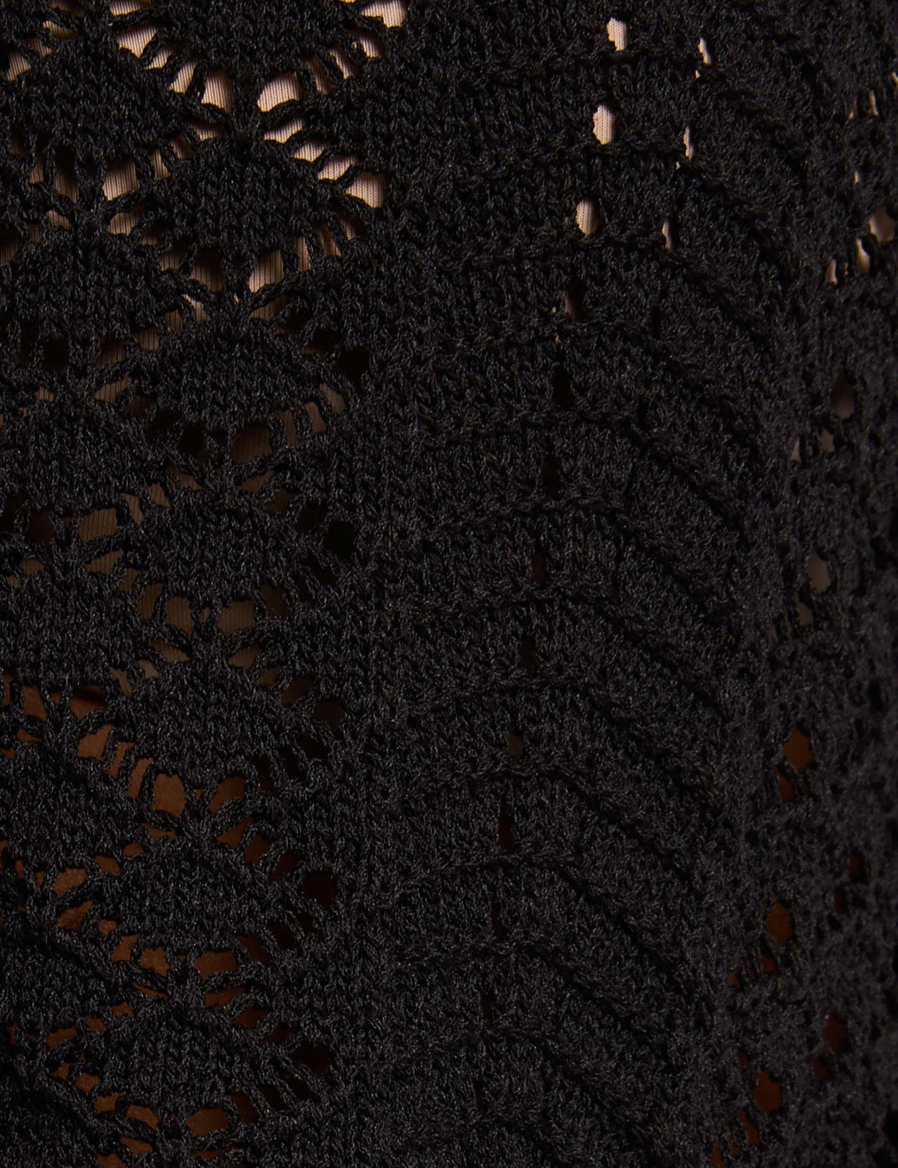 sleeveless v neck cardigan black women null