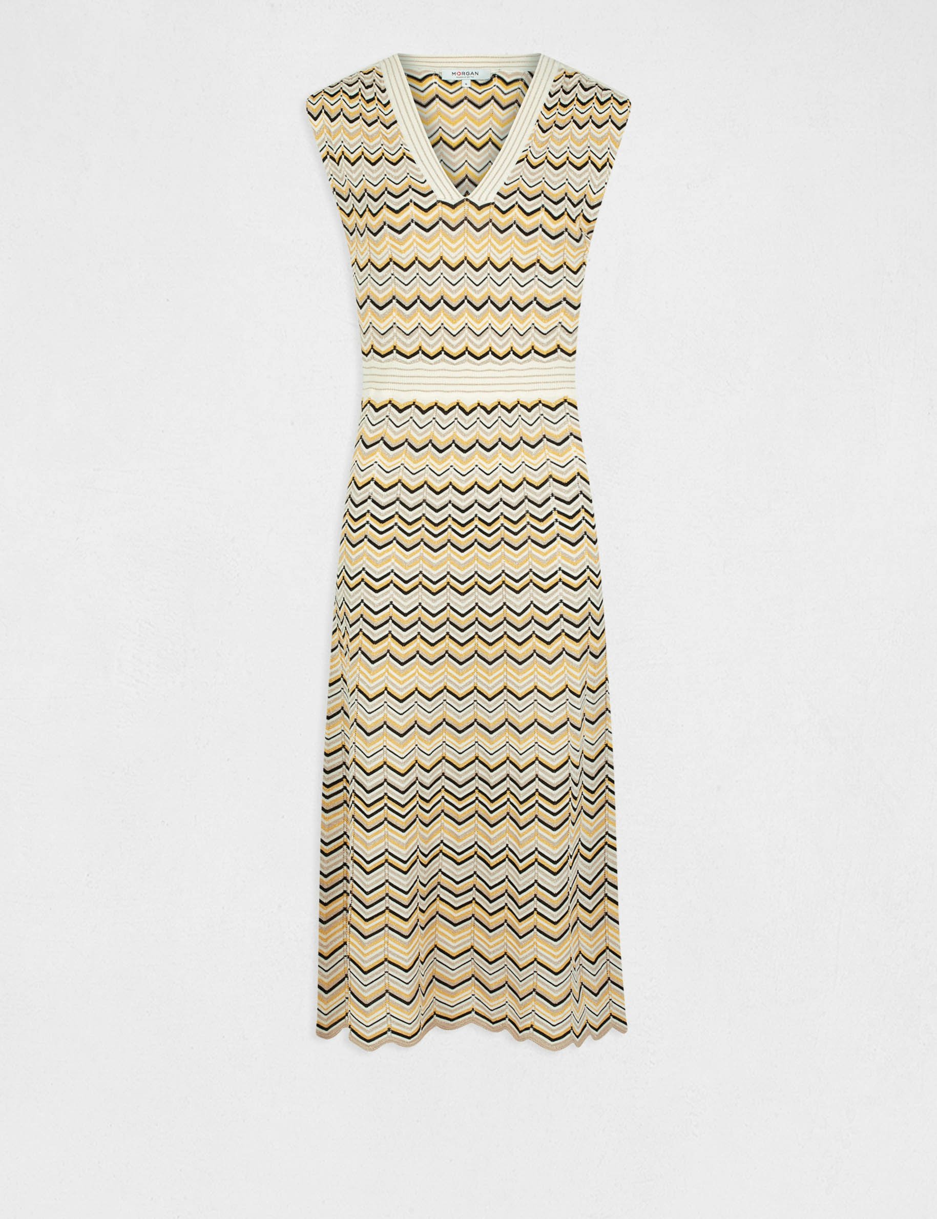 Maxi straight jumper dress straw yellow women