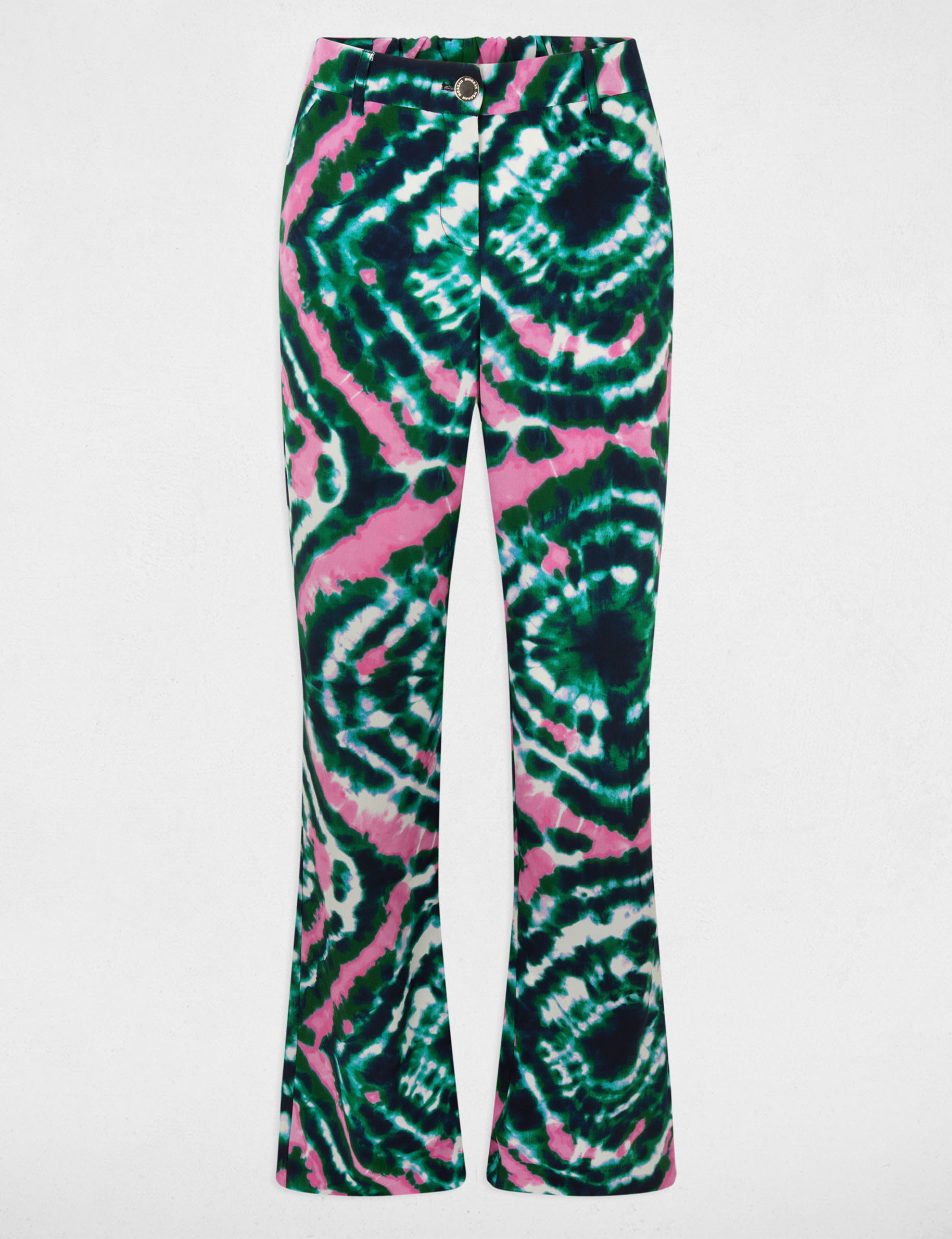 Printed loose fitted trousers multico ladies'