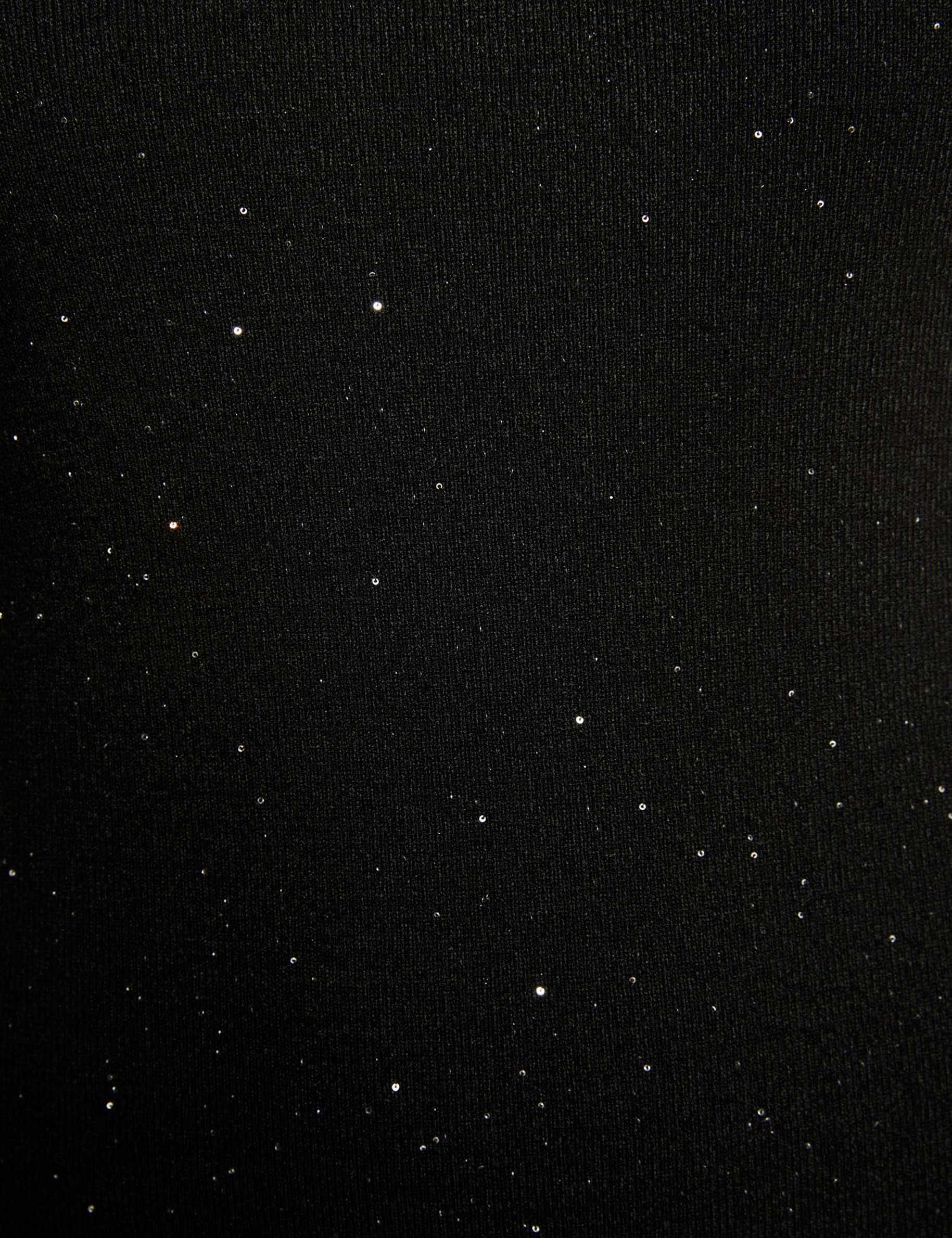 short dress with rhinestones black women null