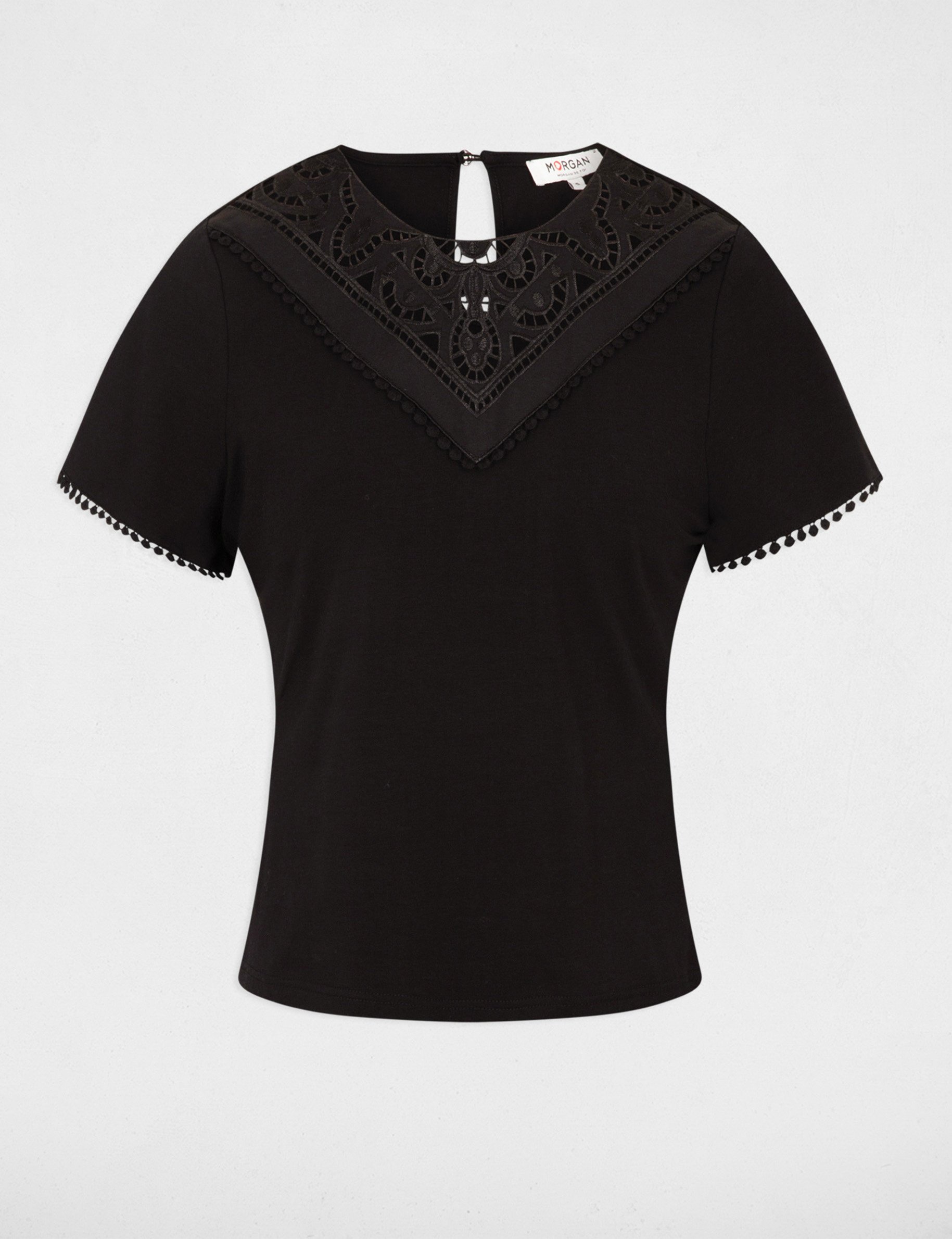 Short-sleeved t-shirt black women