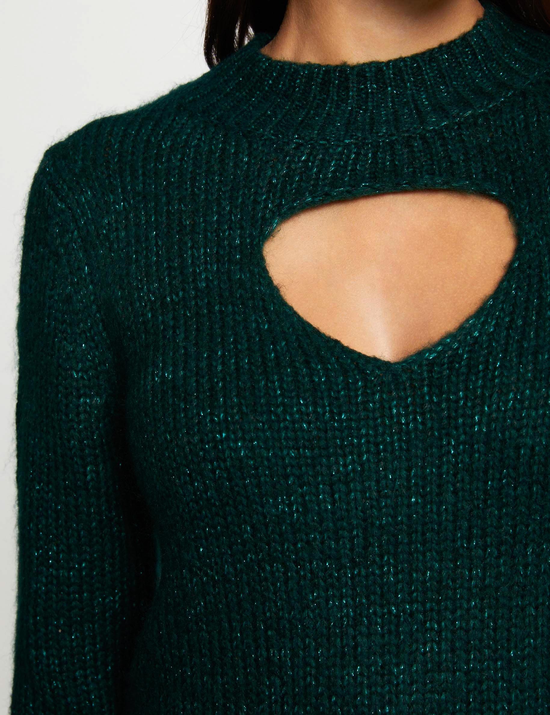 Ladies dark clearance green jumper