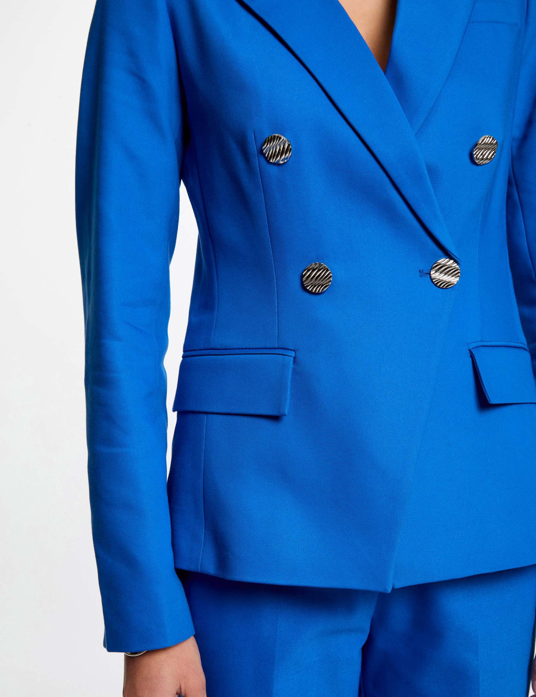 double breasted blazer electric blue women Double breasted blazer electric blue women