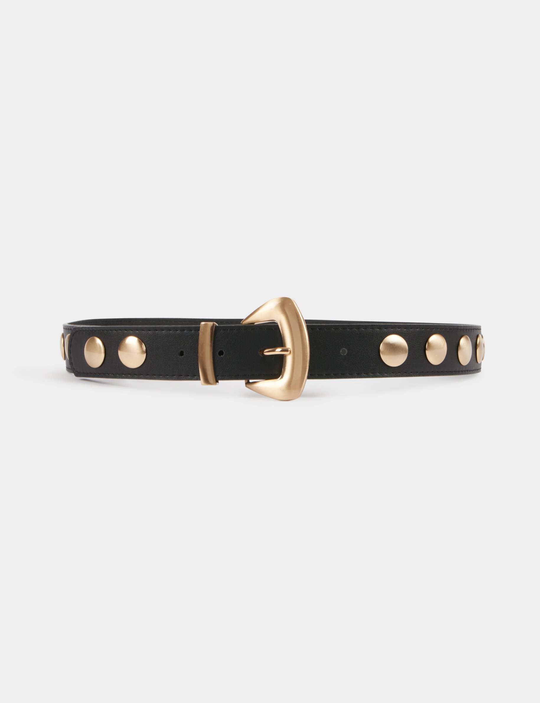 Belt with studs black women