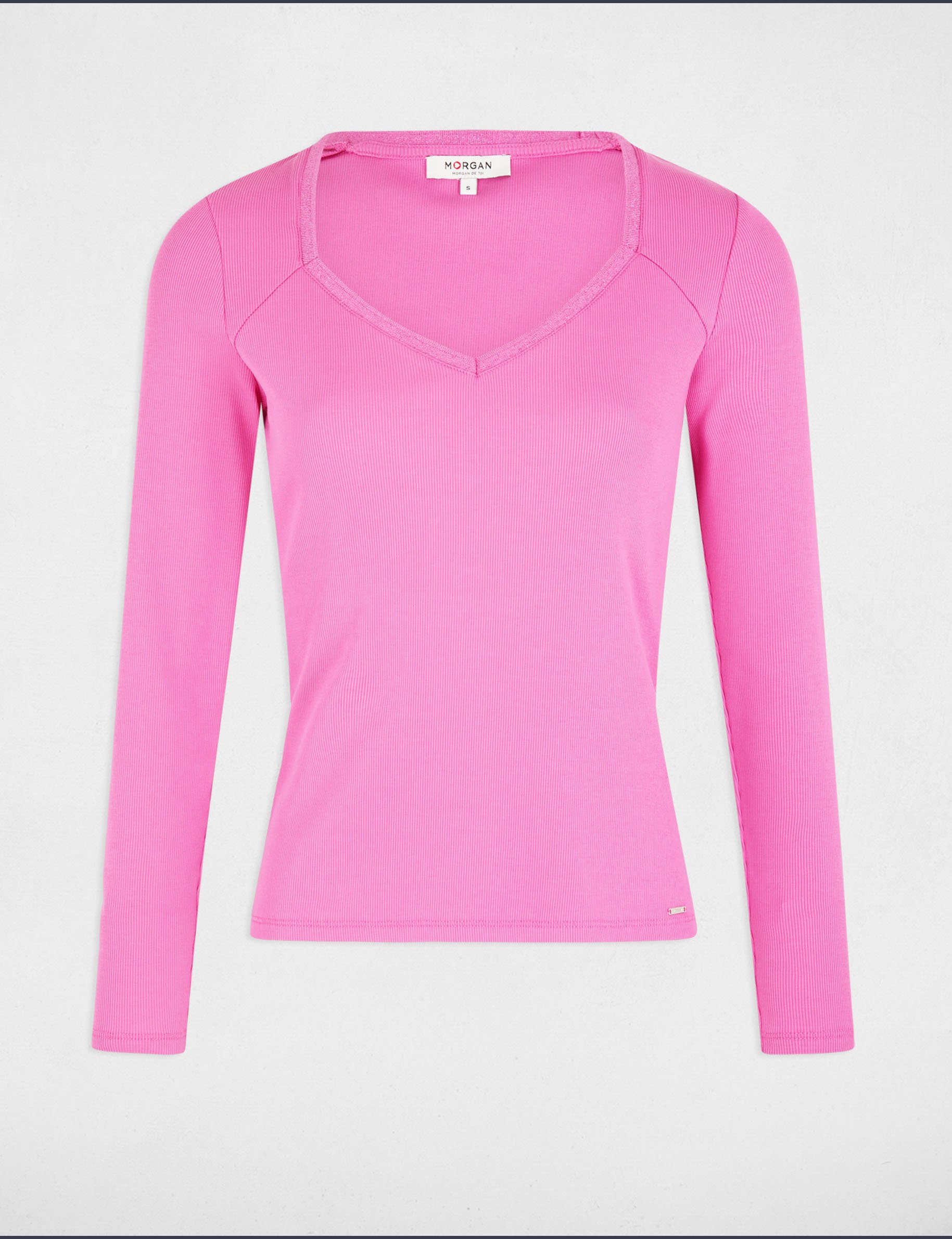 Long-sleeved t-shirt pink women